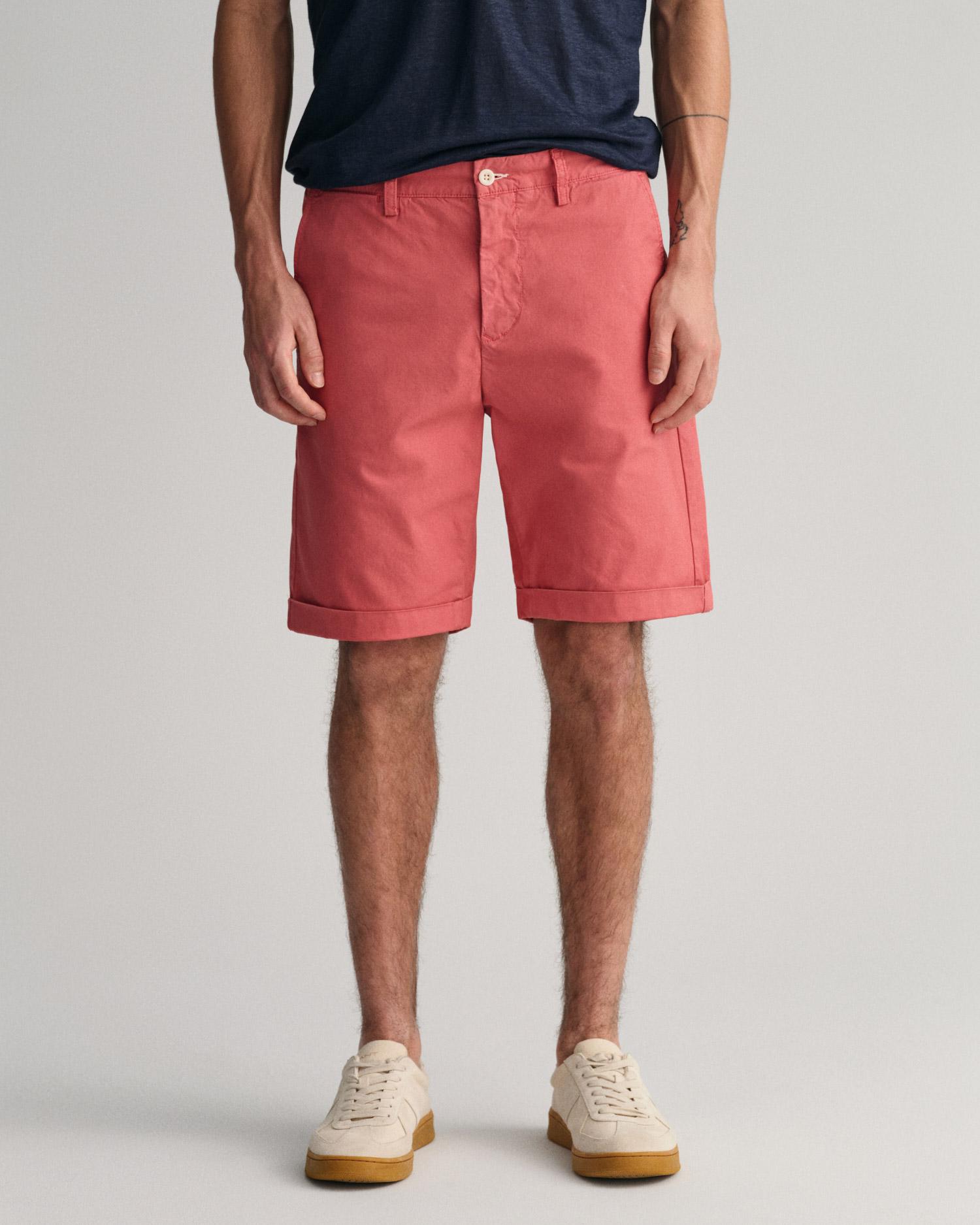 GANT Erkek Kırmızı Regular Fit Şort