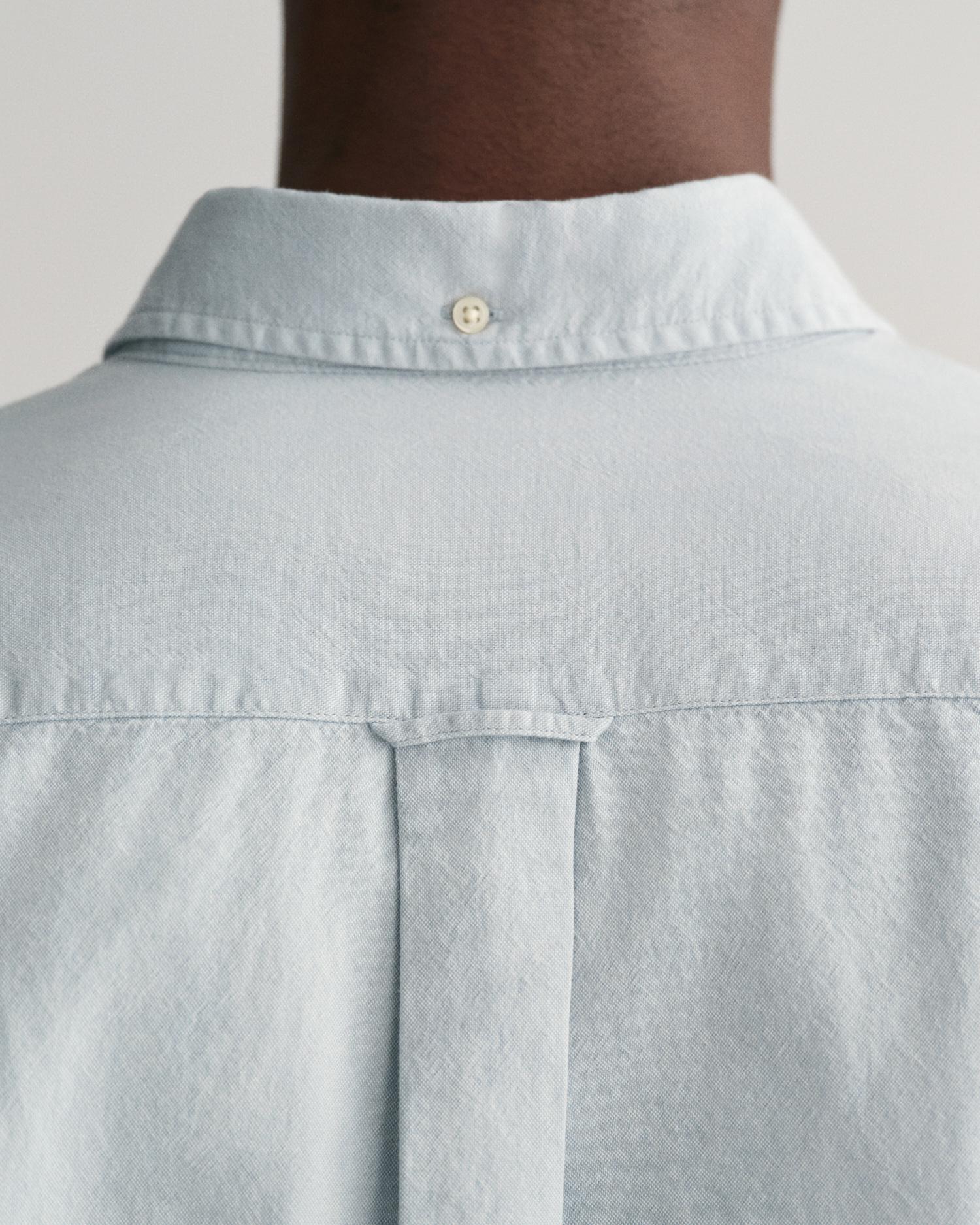 GANT Erkek Mavi Regular Fit Düğmeli Yaka Oxford Gömlek