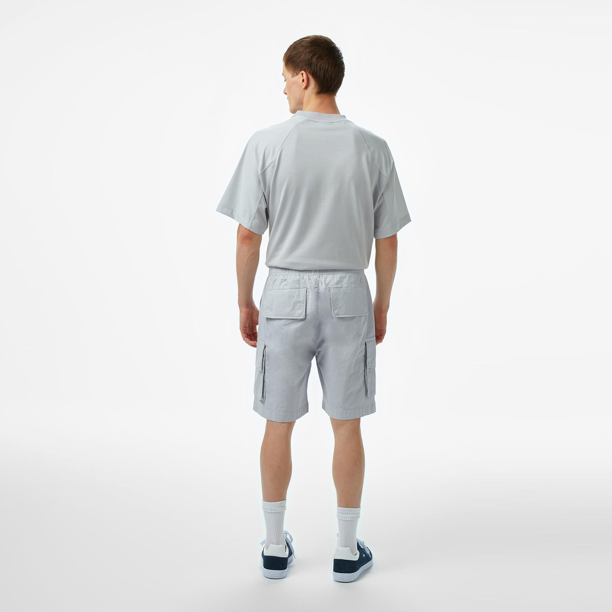 Lacoste House of SuperStep x Lacoste Erkek Gri Şort