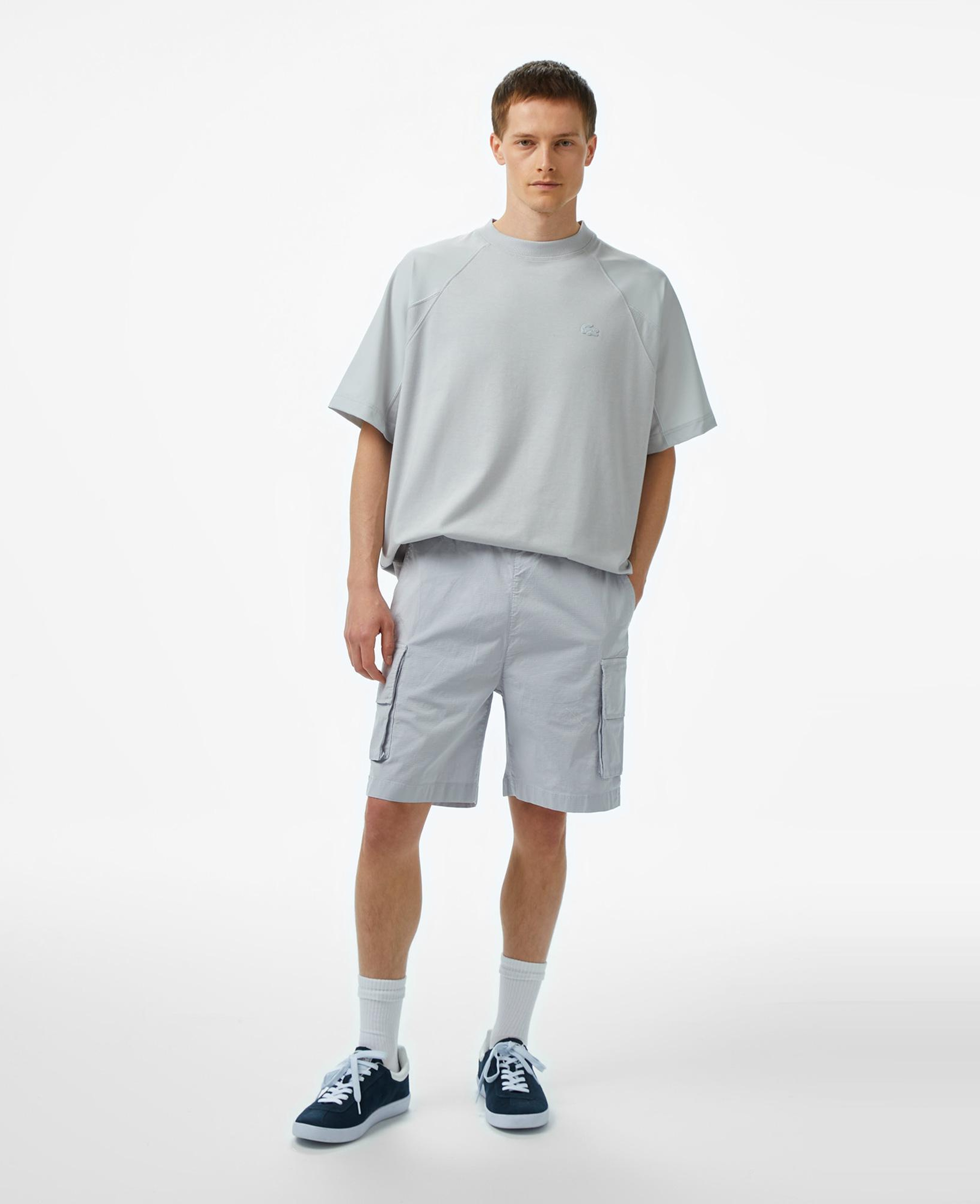 Lacoste House of SuperStep x Lacoste Erkek Gri Şort
