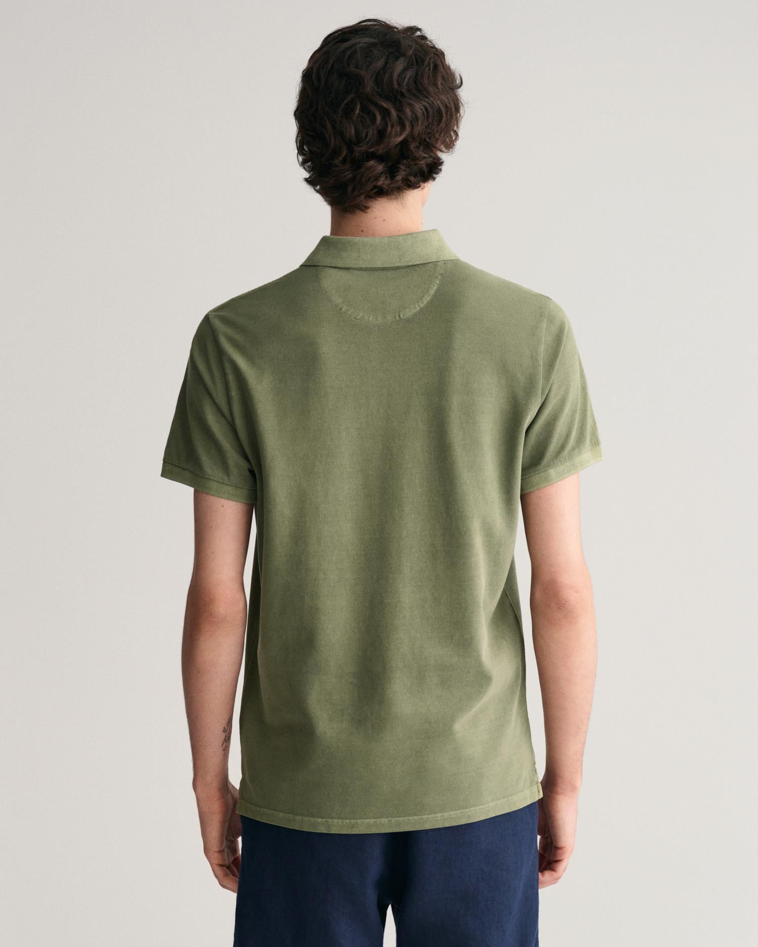 GANT Erkek Yeşil Regular Fit Polo