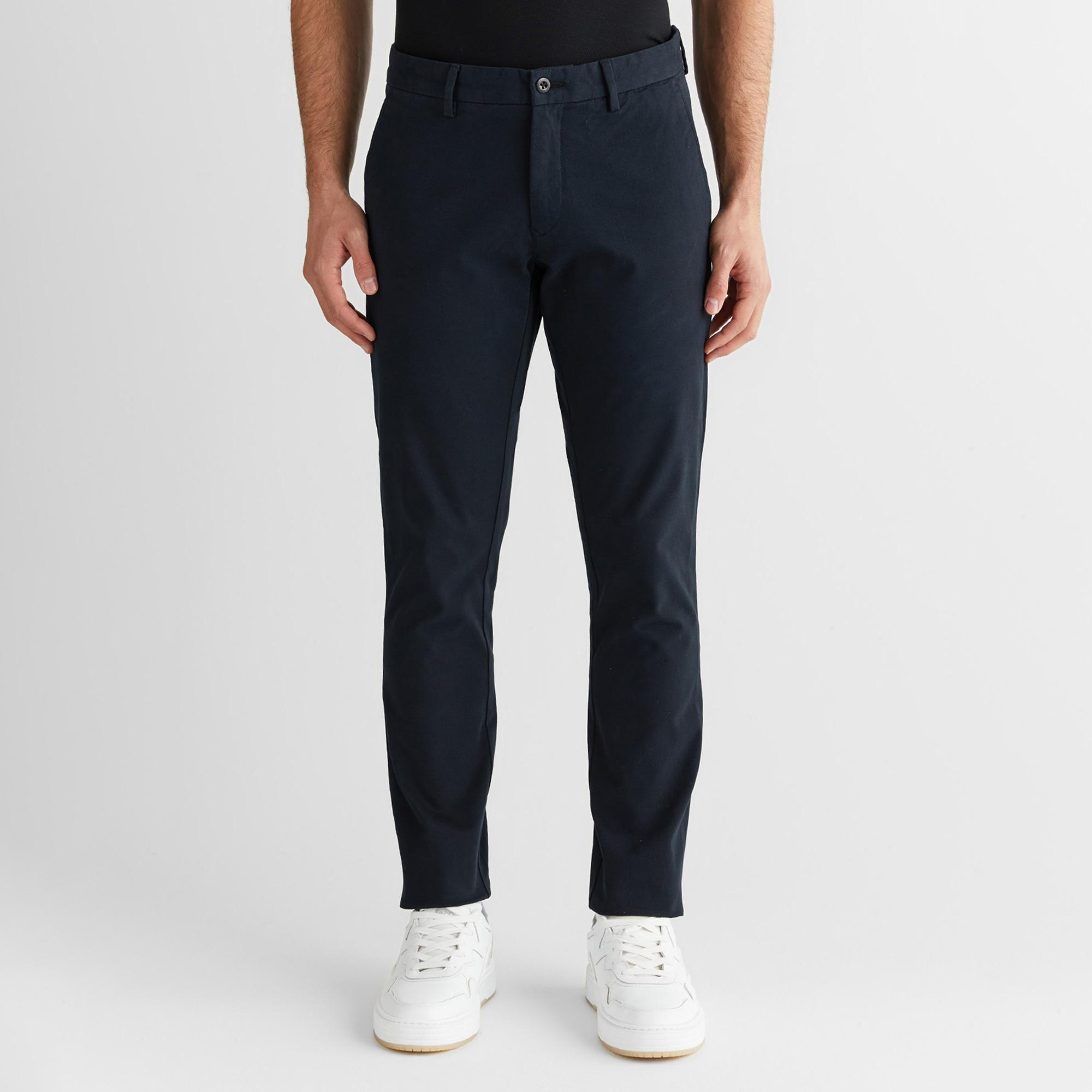 GANT Erkek Siyah Slim Fit Pantolon