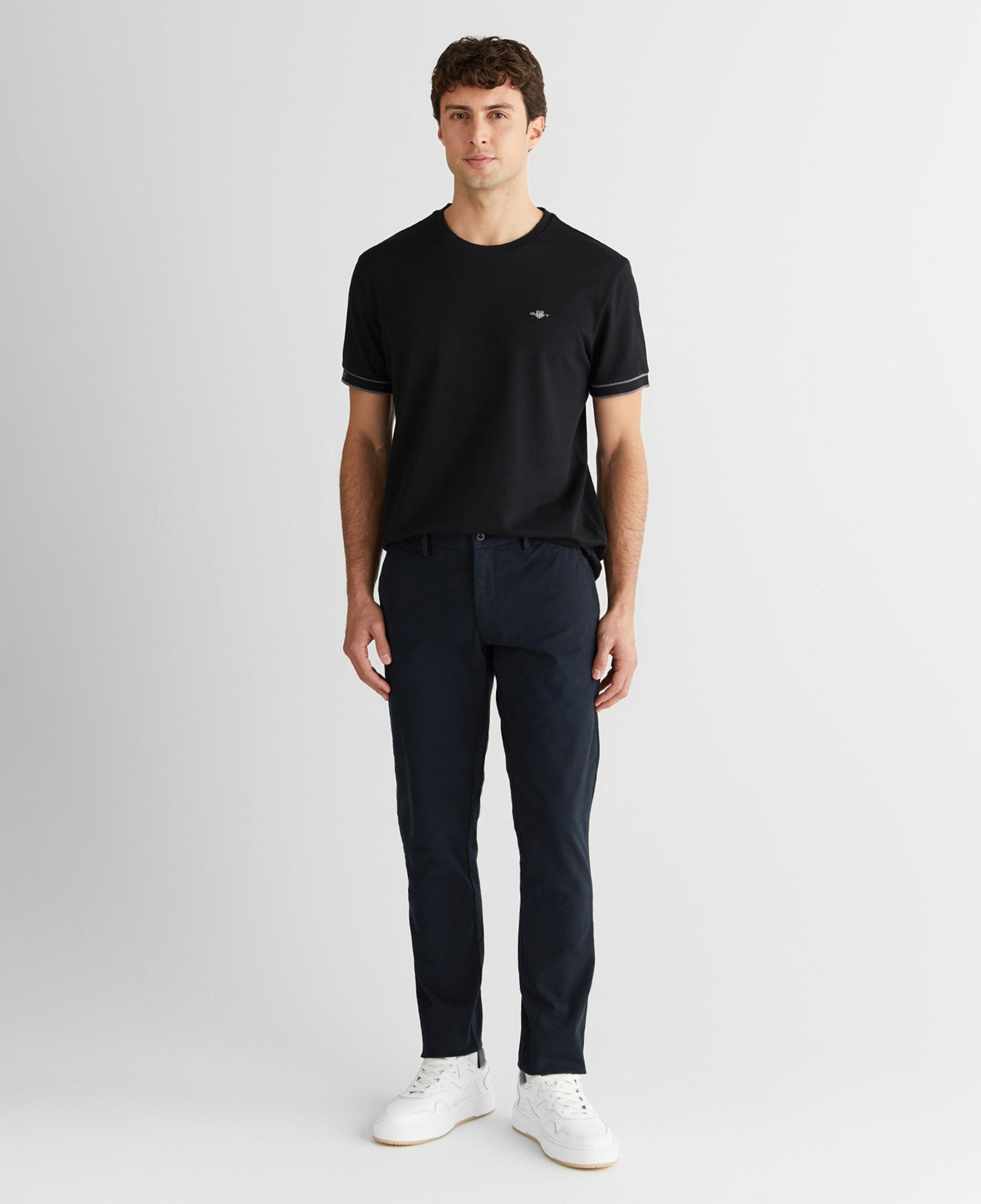 GANT Erkek Siyah Slim Fit Pantolon