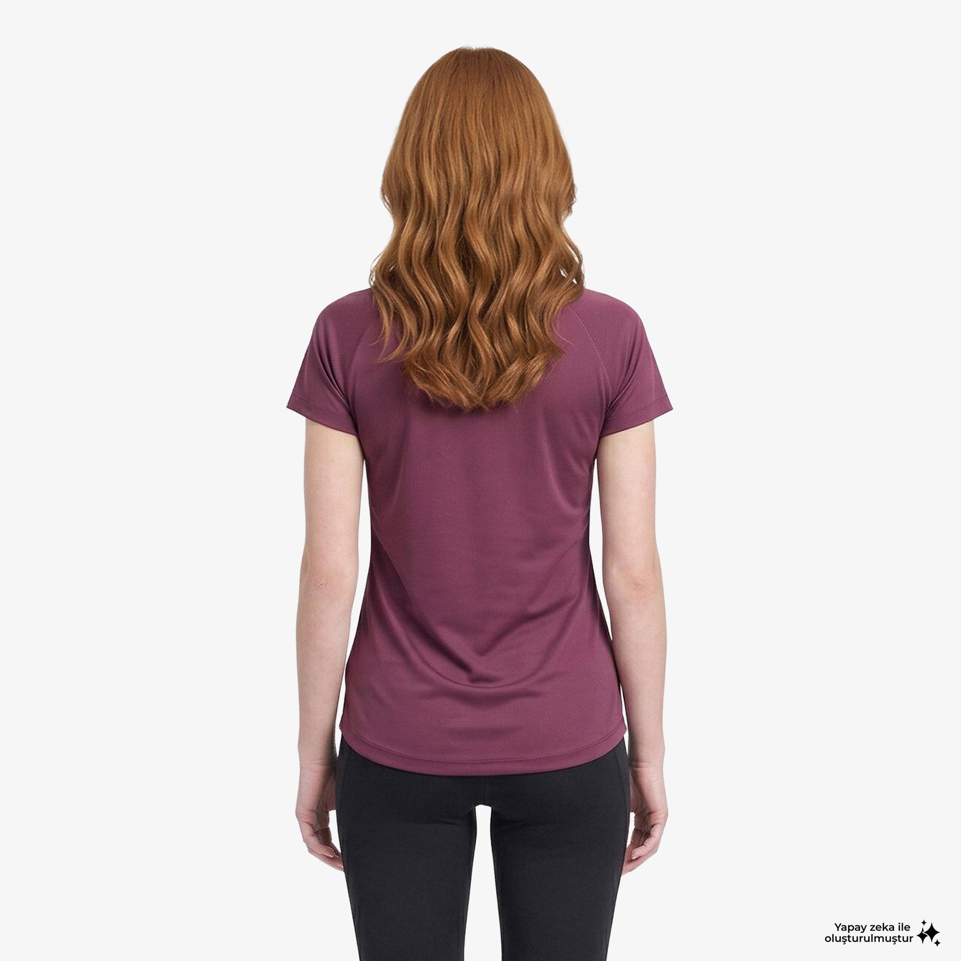 Energetics Natalja Ss Kadın Mor Koşu T-Shirt