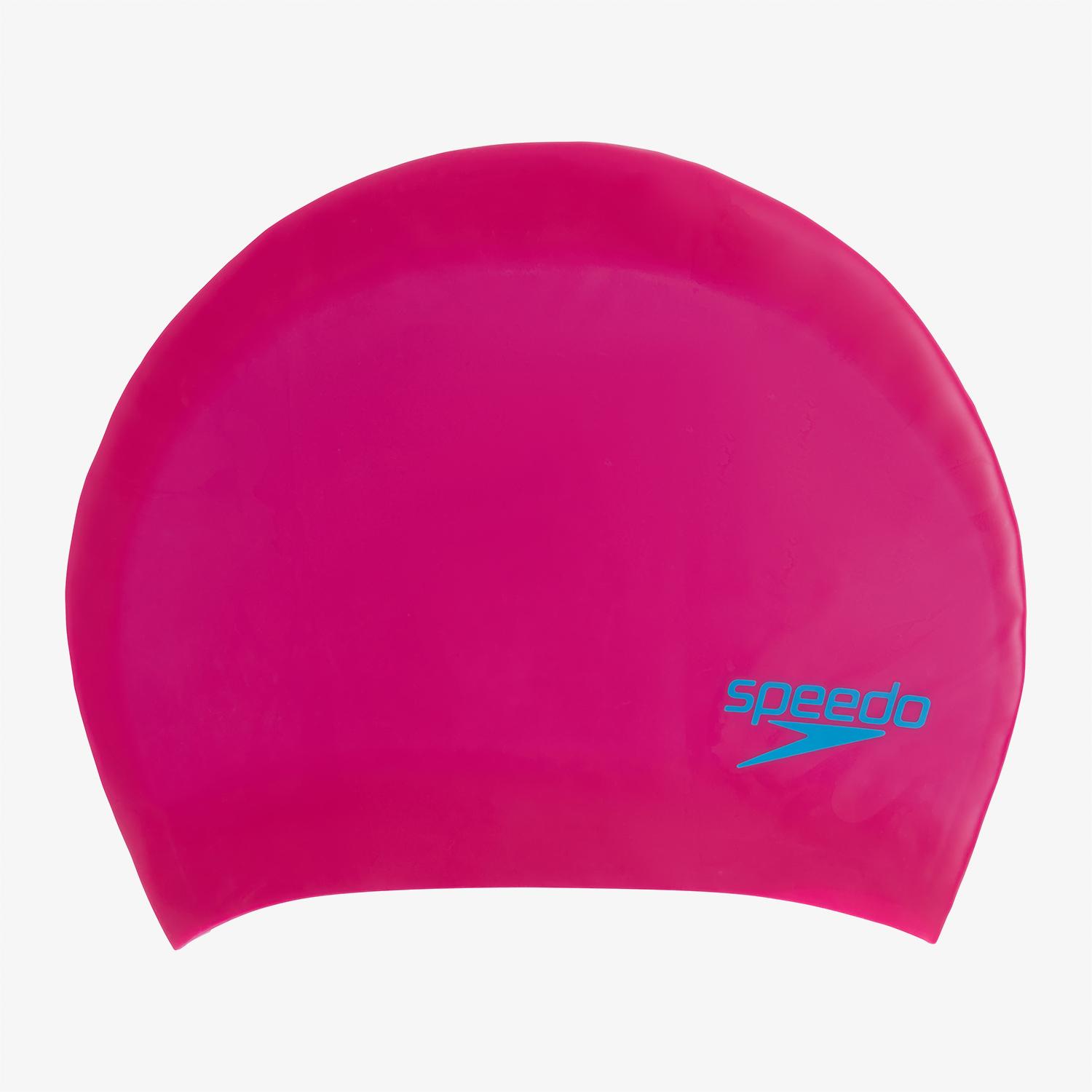 Speedo Long Hair Çocuk Pembe Havuz Bonesi