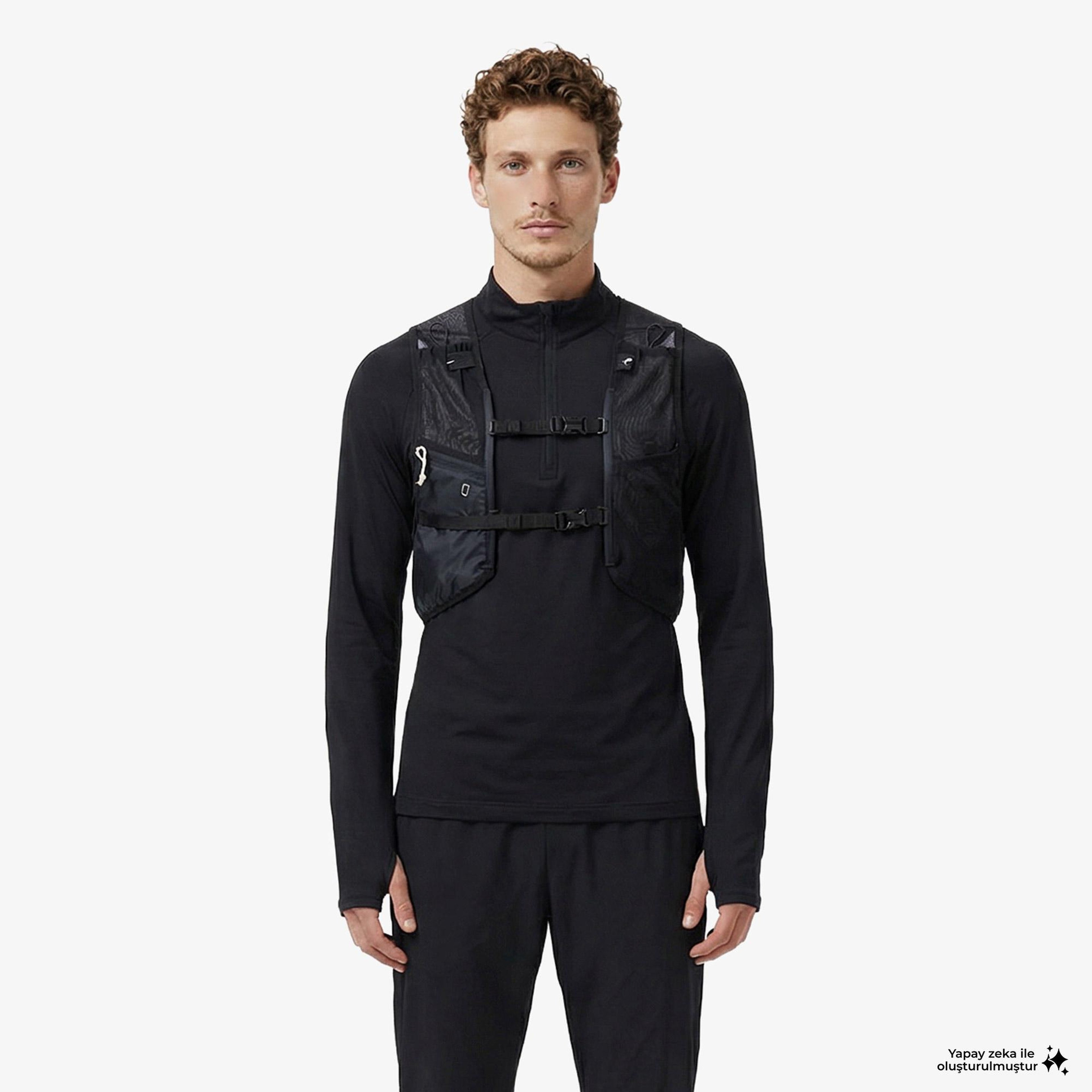 Energetics Zyrox Vest II Erkek Siyah Koşu Yeleği