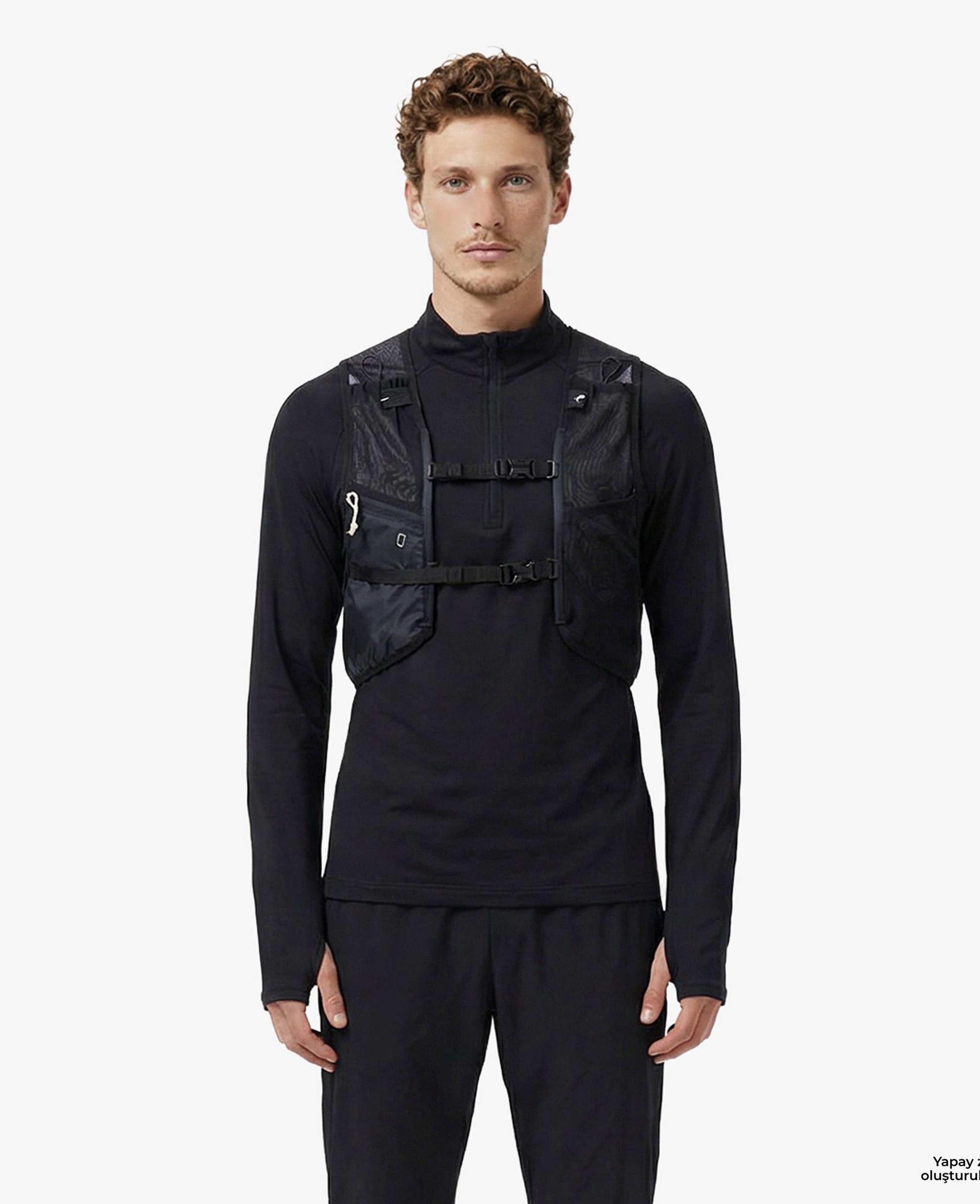 Energetics Zyrox Vest II Erkek Siyah Koşu Yeleği