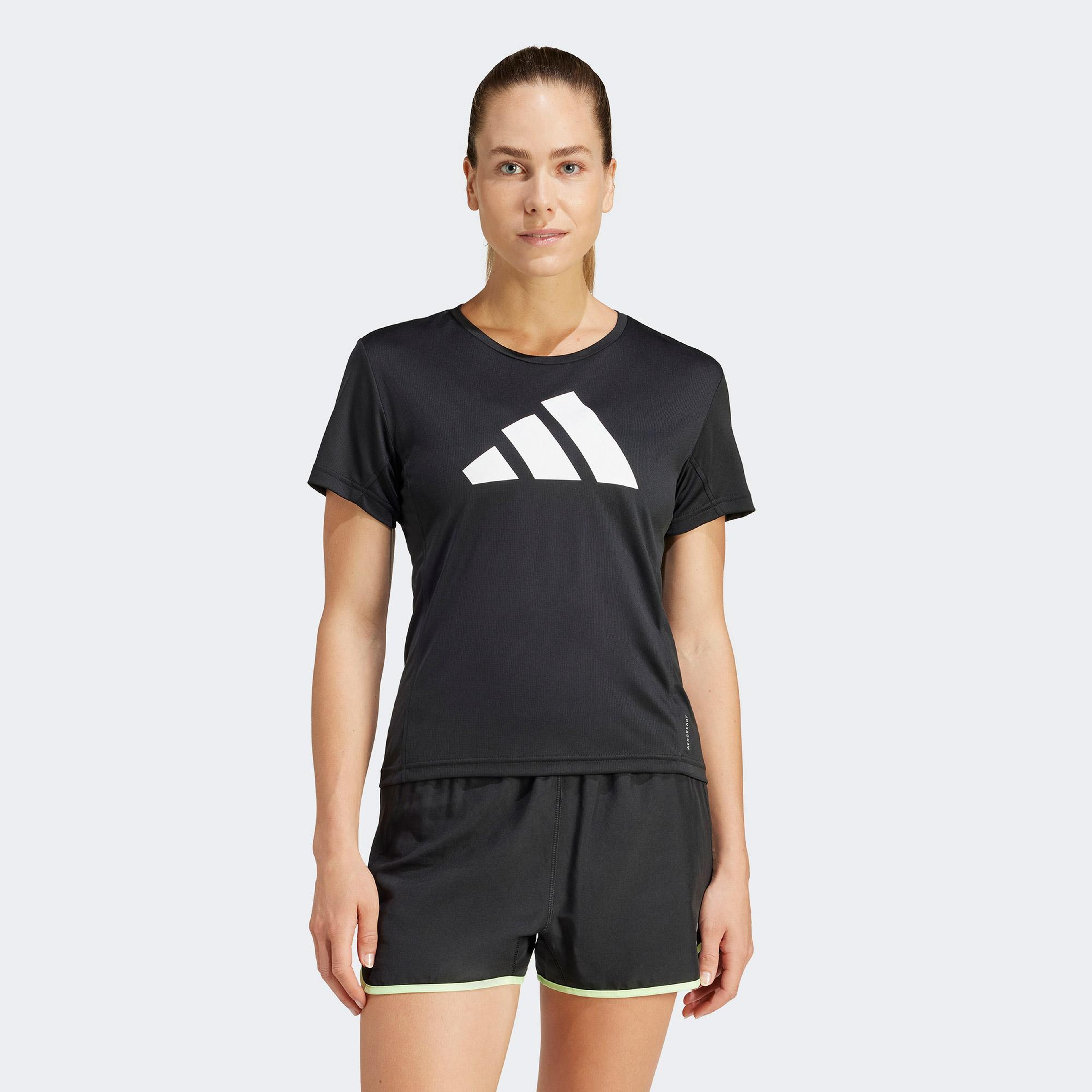 adidas Run It Kadın Siyah Koşu T-Shirt