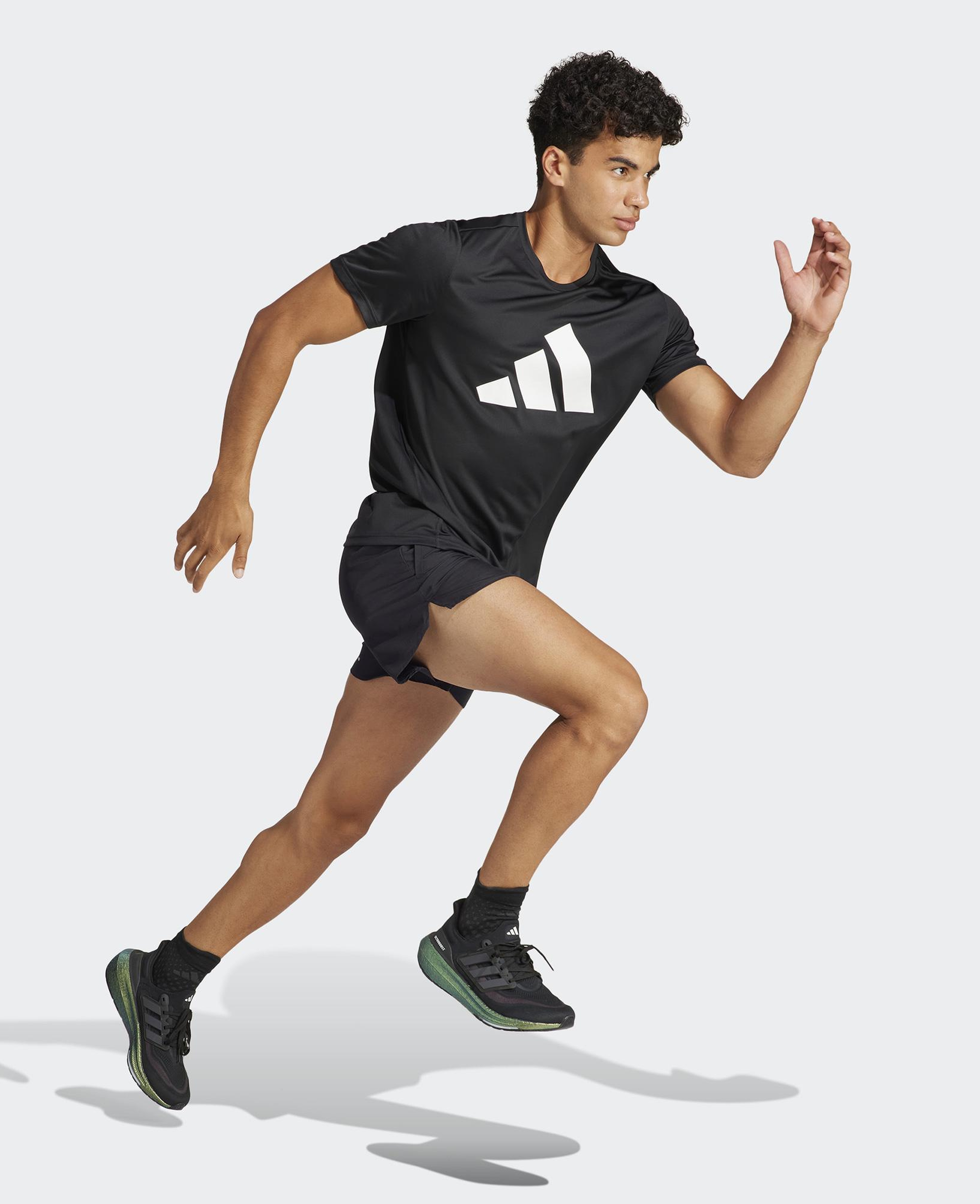adidas Run It Erkek Siyah Koşu T-Shirt
