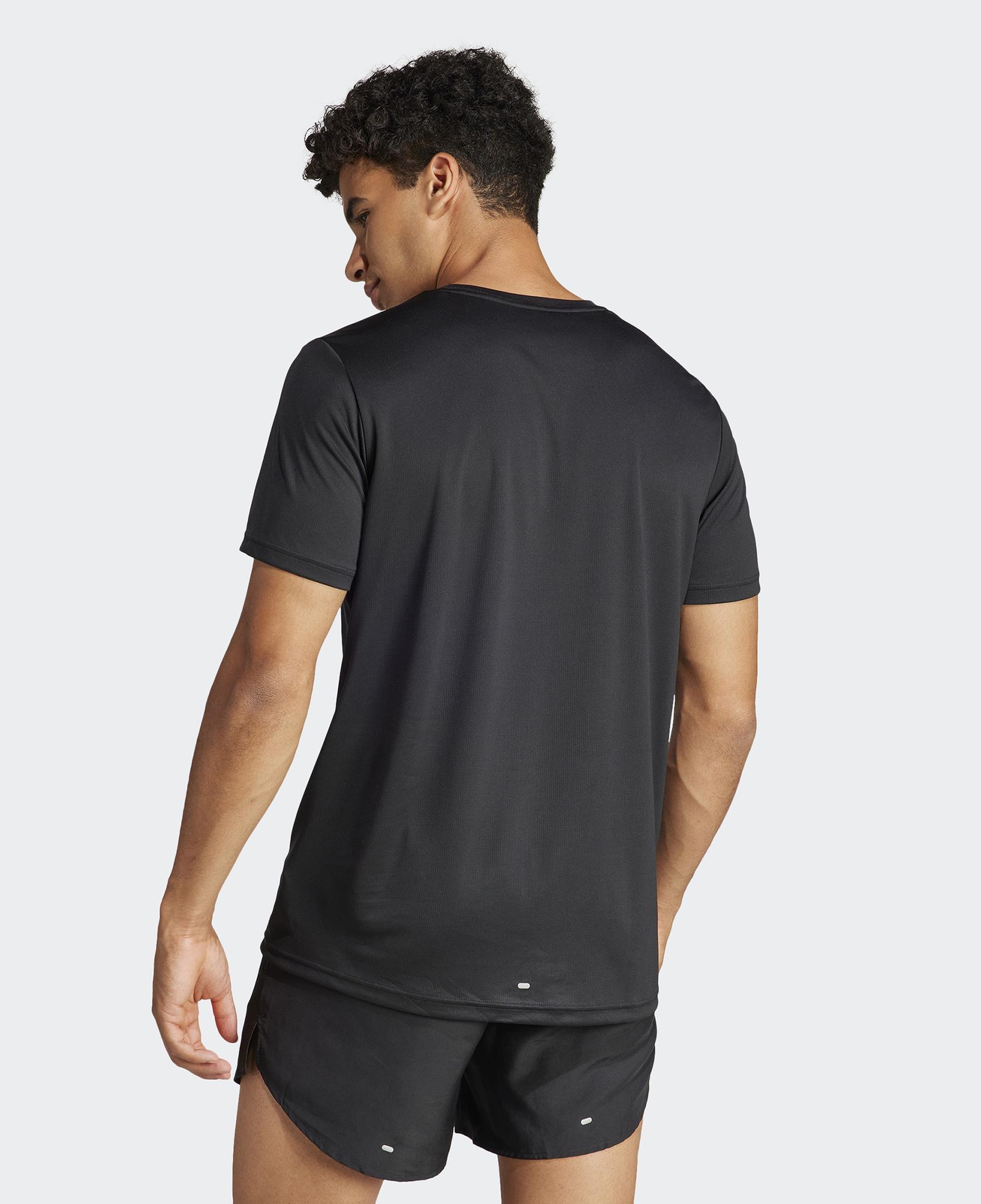 adidas Run It Erkek Siyah Koşu T-Shirt