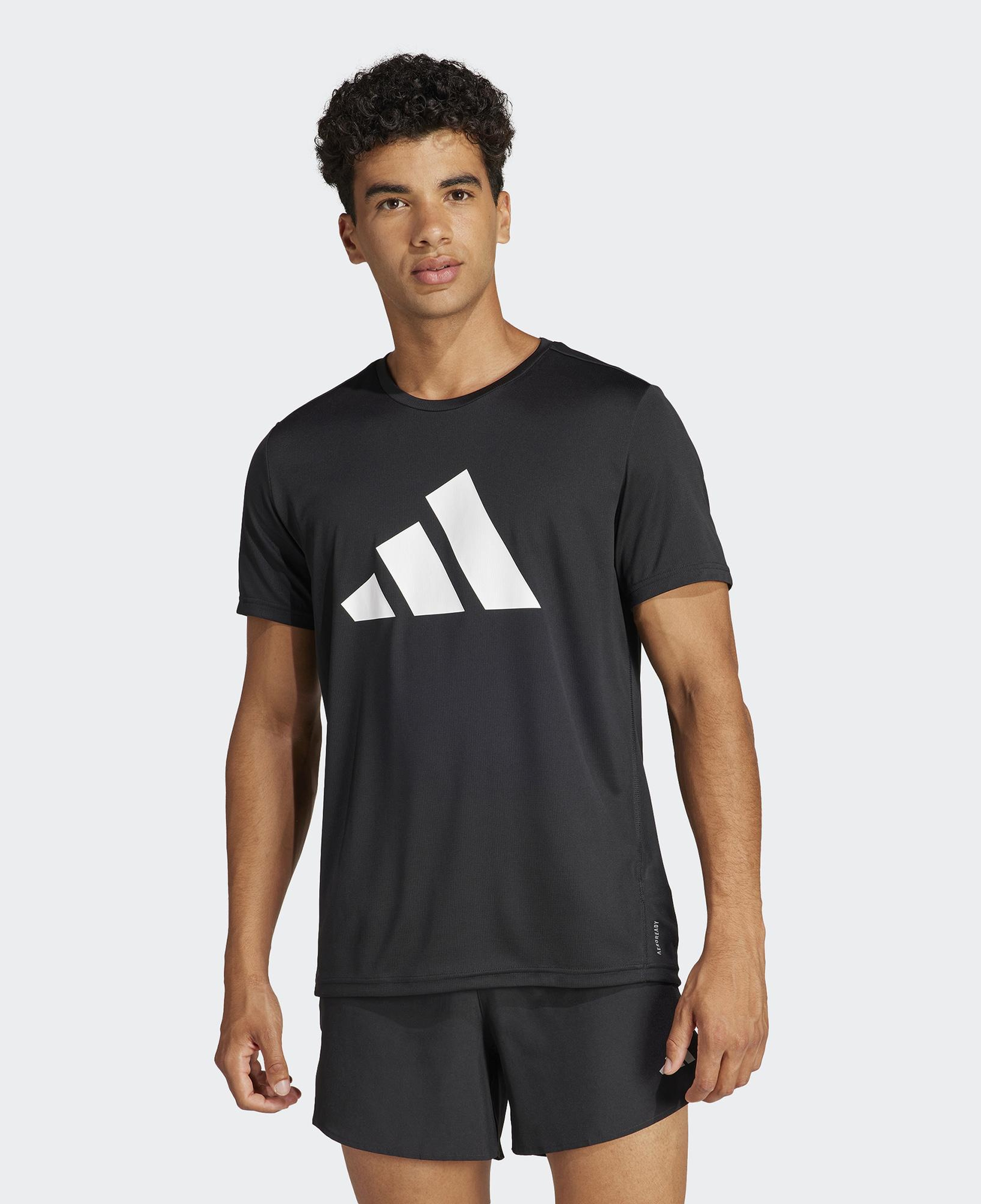 adidas Run It Erkek Siyah Koşu T-Shirt