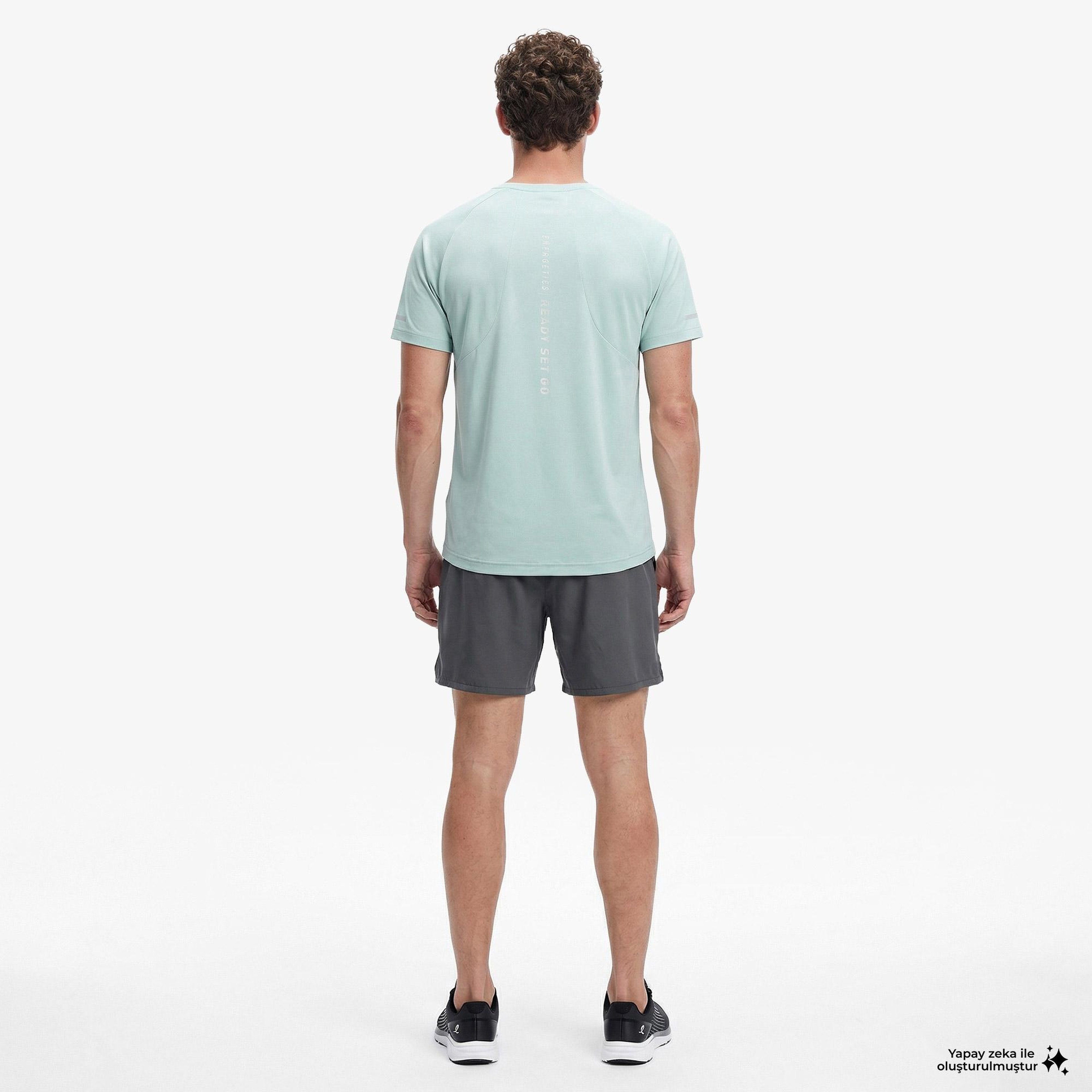 Energetics Ellazor II Ss Erkek Mavi Koşu T-Shirt