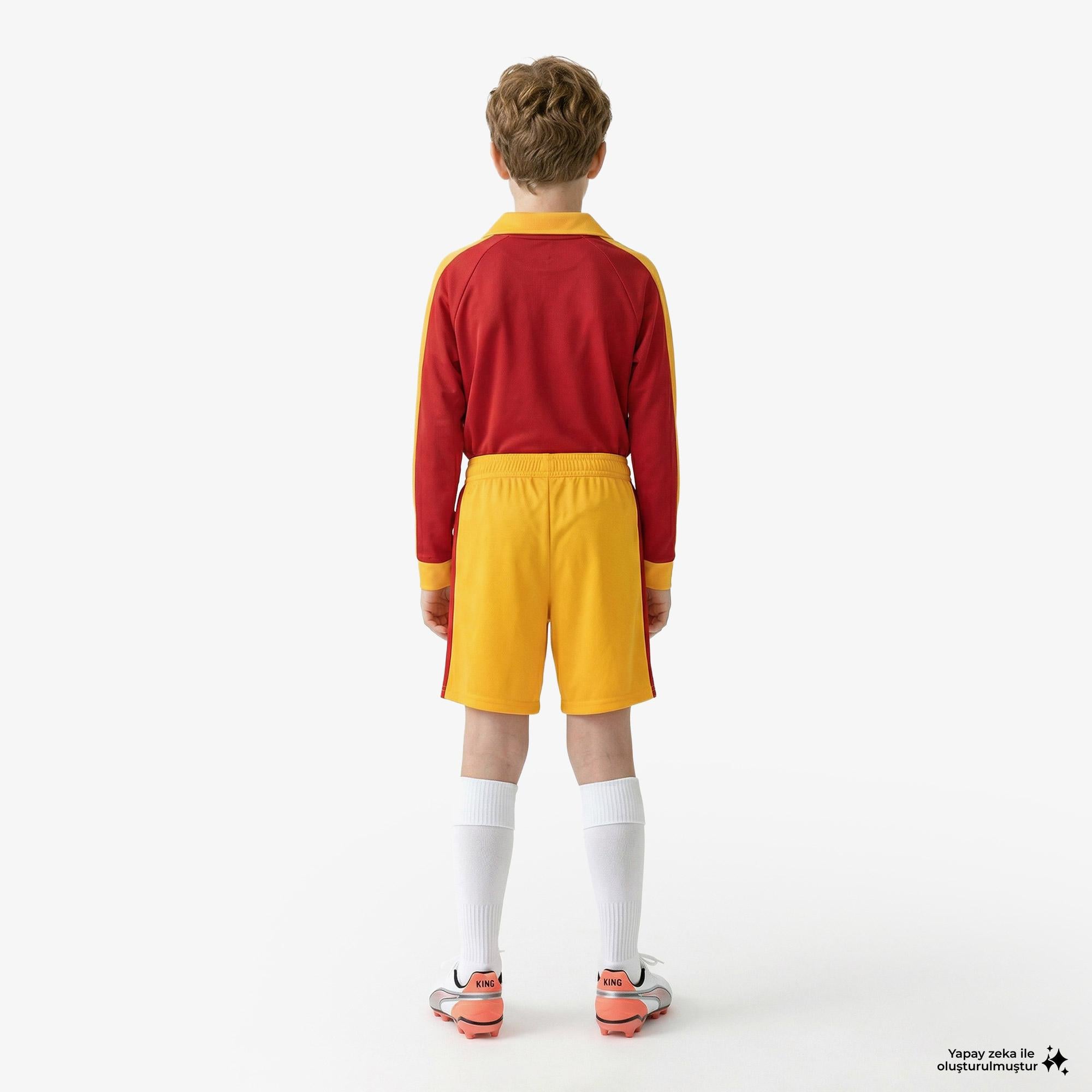 Puma Galatasaray S.K Retro Çocuk Sarı Futbol Şortu