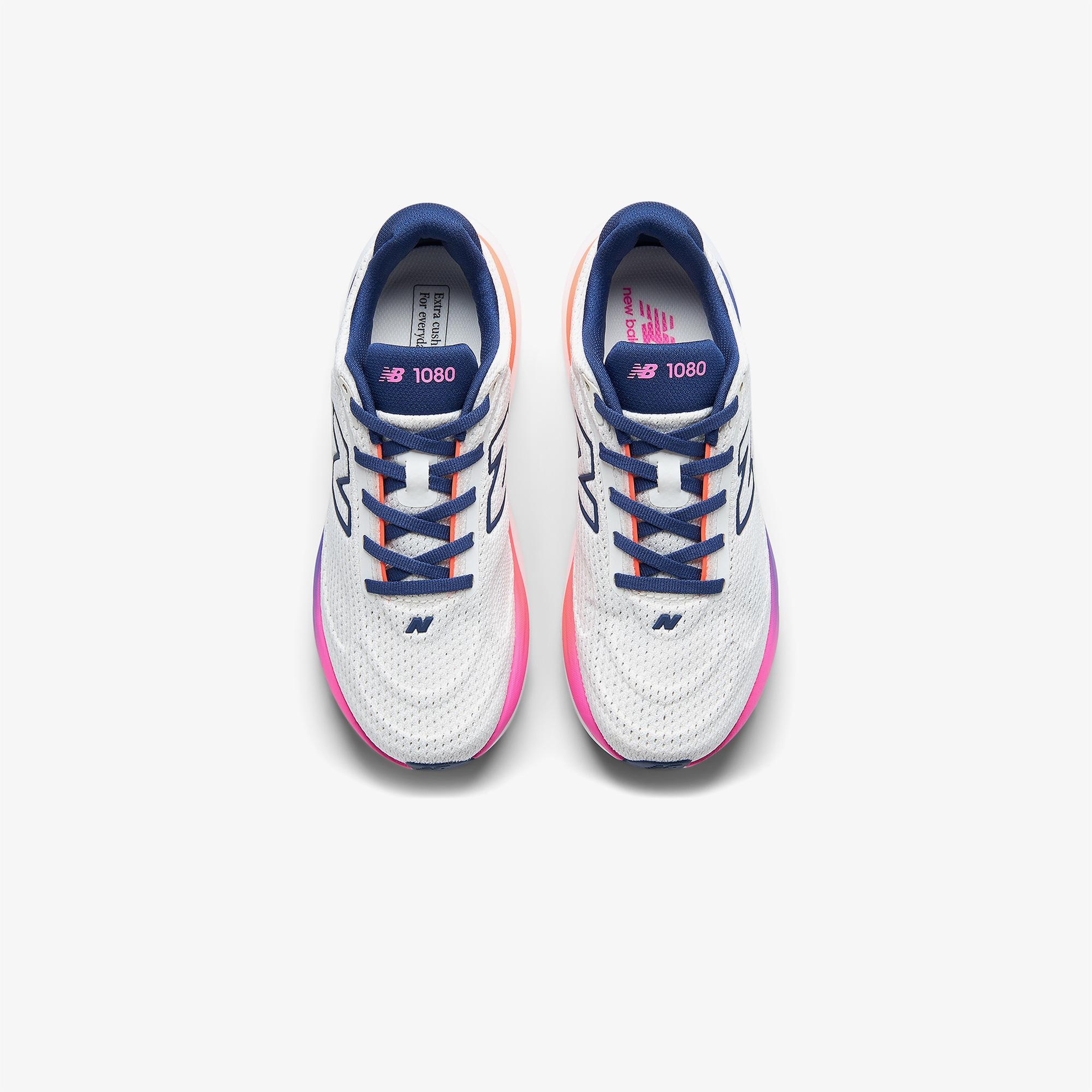 New Balance 1080 Kadın Beyaz Koşu Ayakkabısı