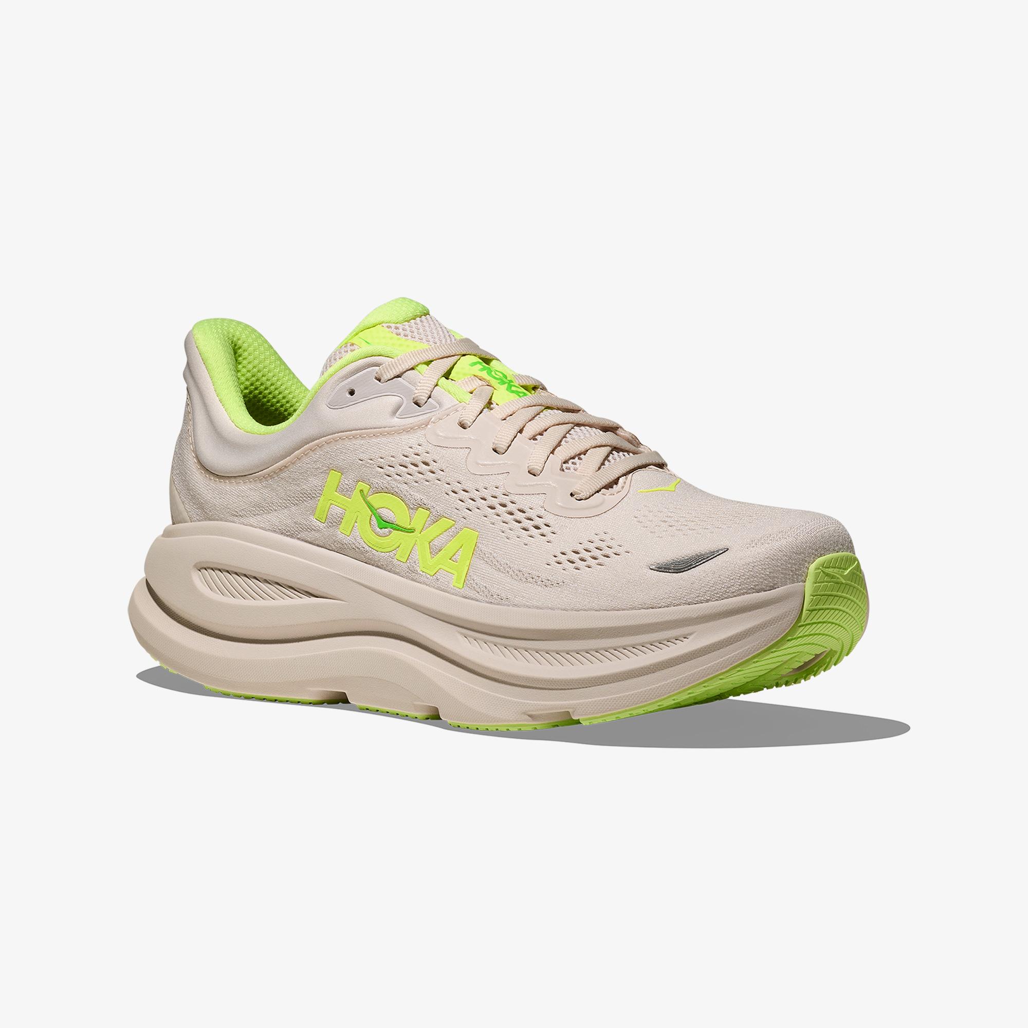 Hoka Bondi 9 Erkek Bej Koşu Ayakkabısı