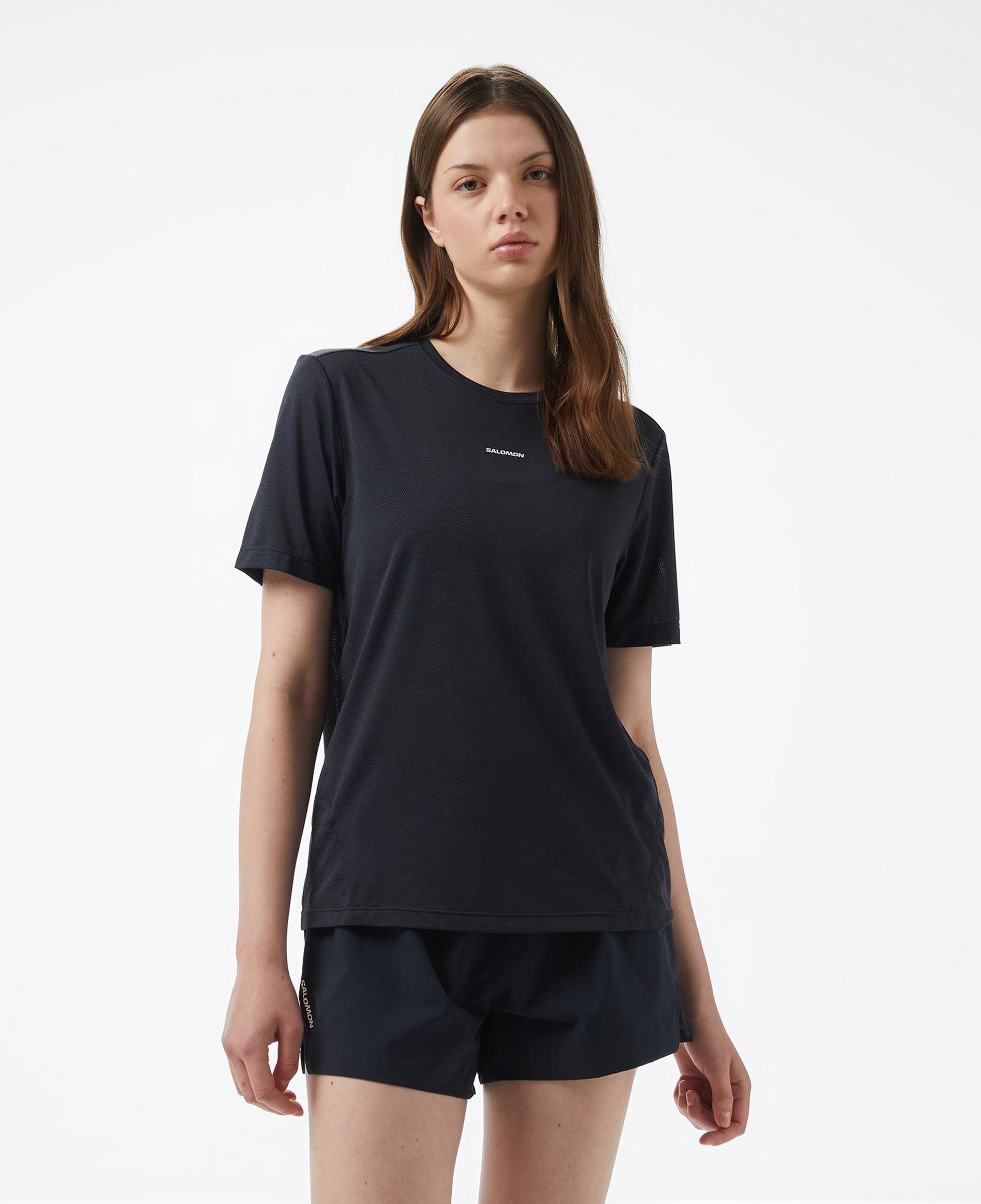Salomon Shkout Core Kadın Siyah Koşu T-Shirt