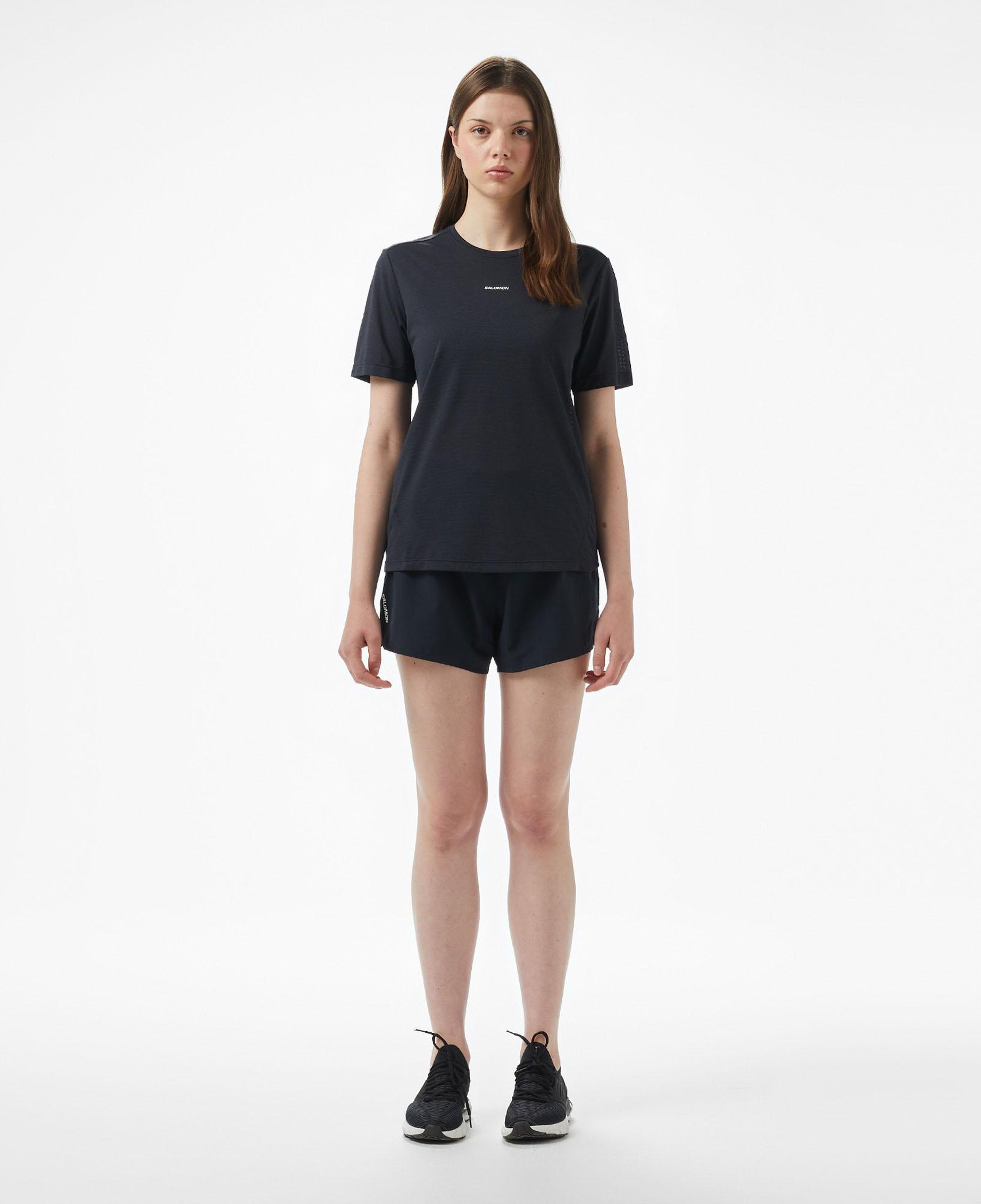 Salomon Shkout Core Kadın Siyah Koşu T-Shirt