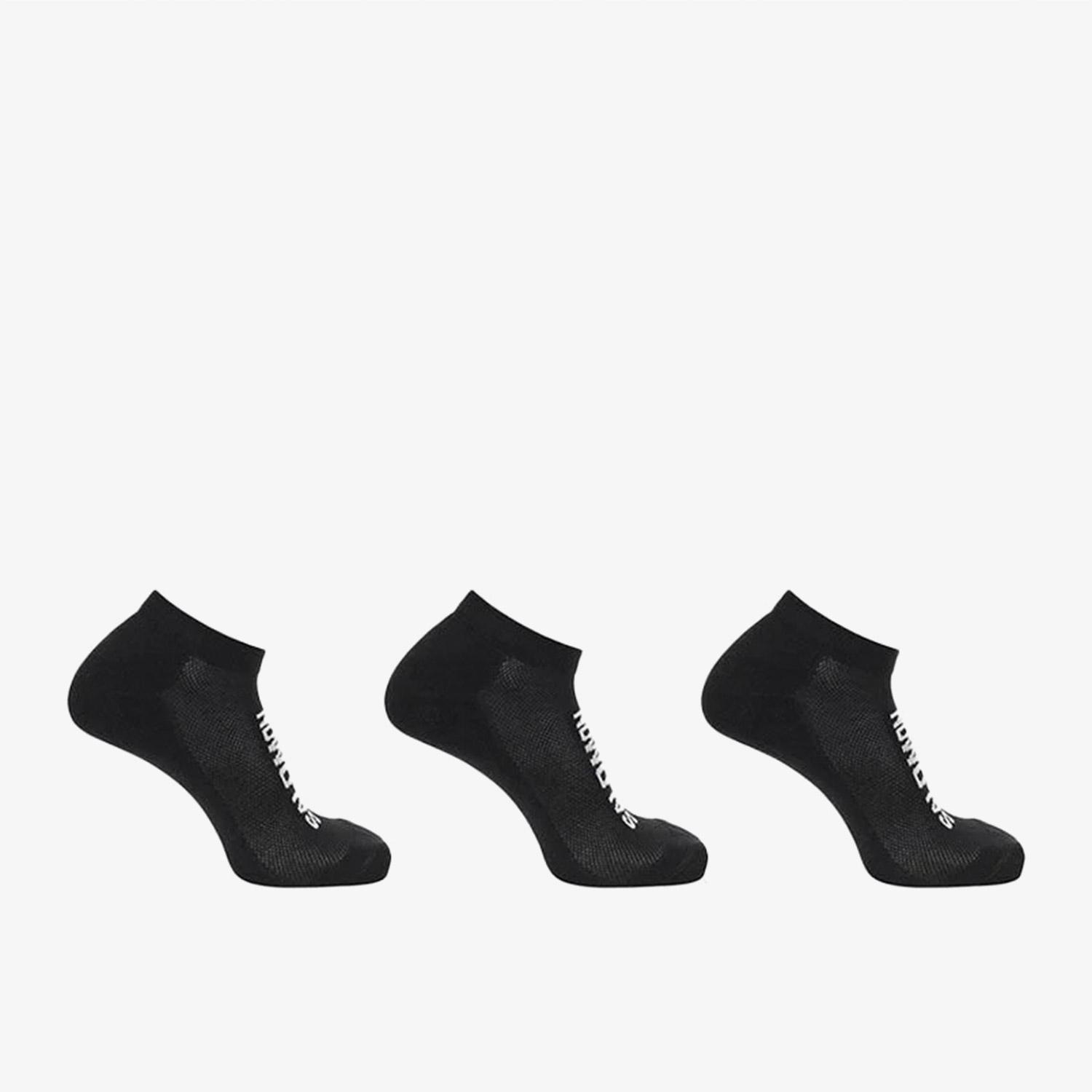 Salomon Everyday Low Unisex Siyah 3lü Çorap