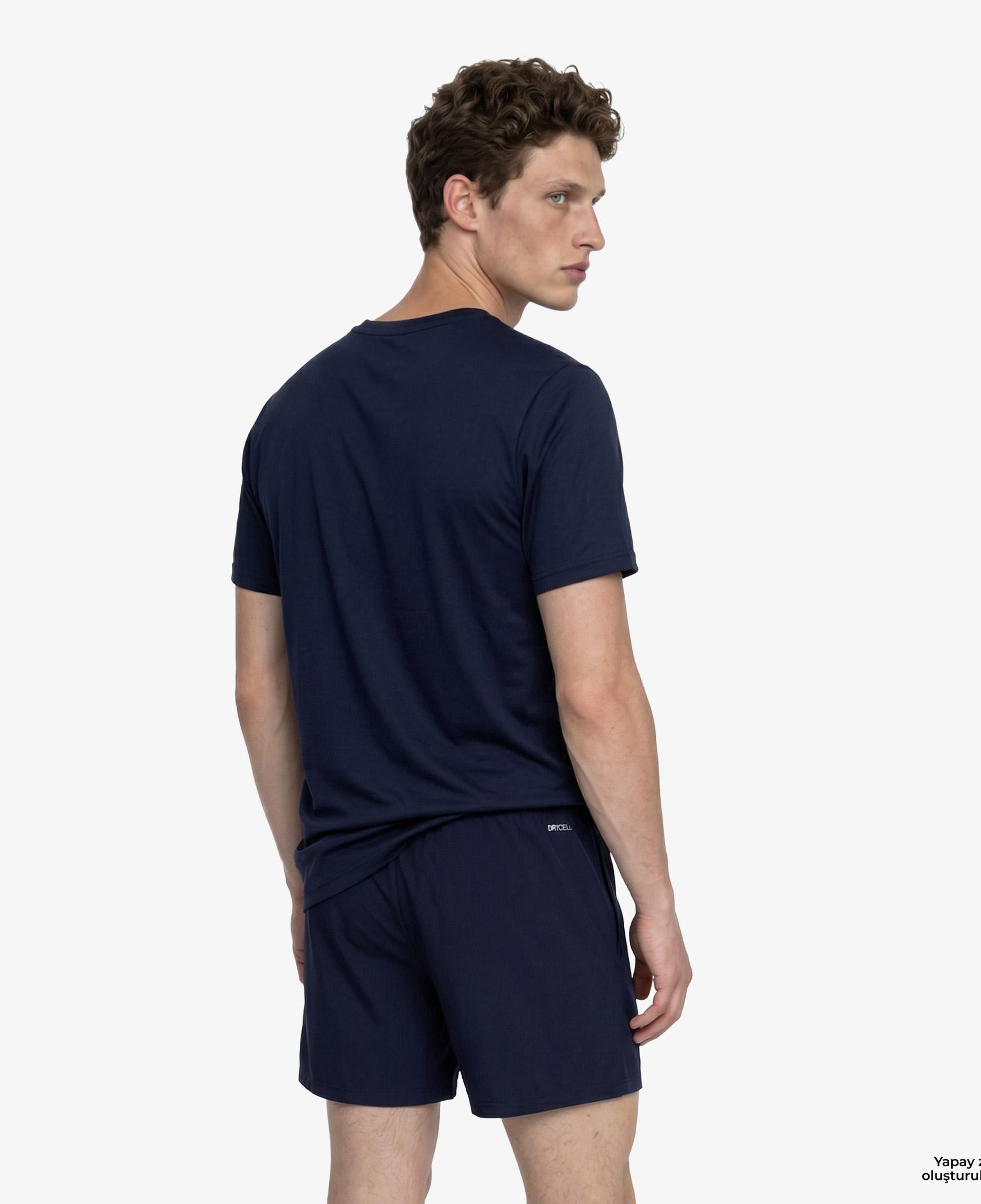 Puma Tad Ess Solid Cat Lc Erkek Lacivert Antrenman T-Shirt