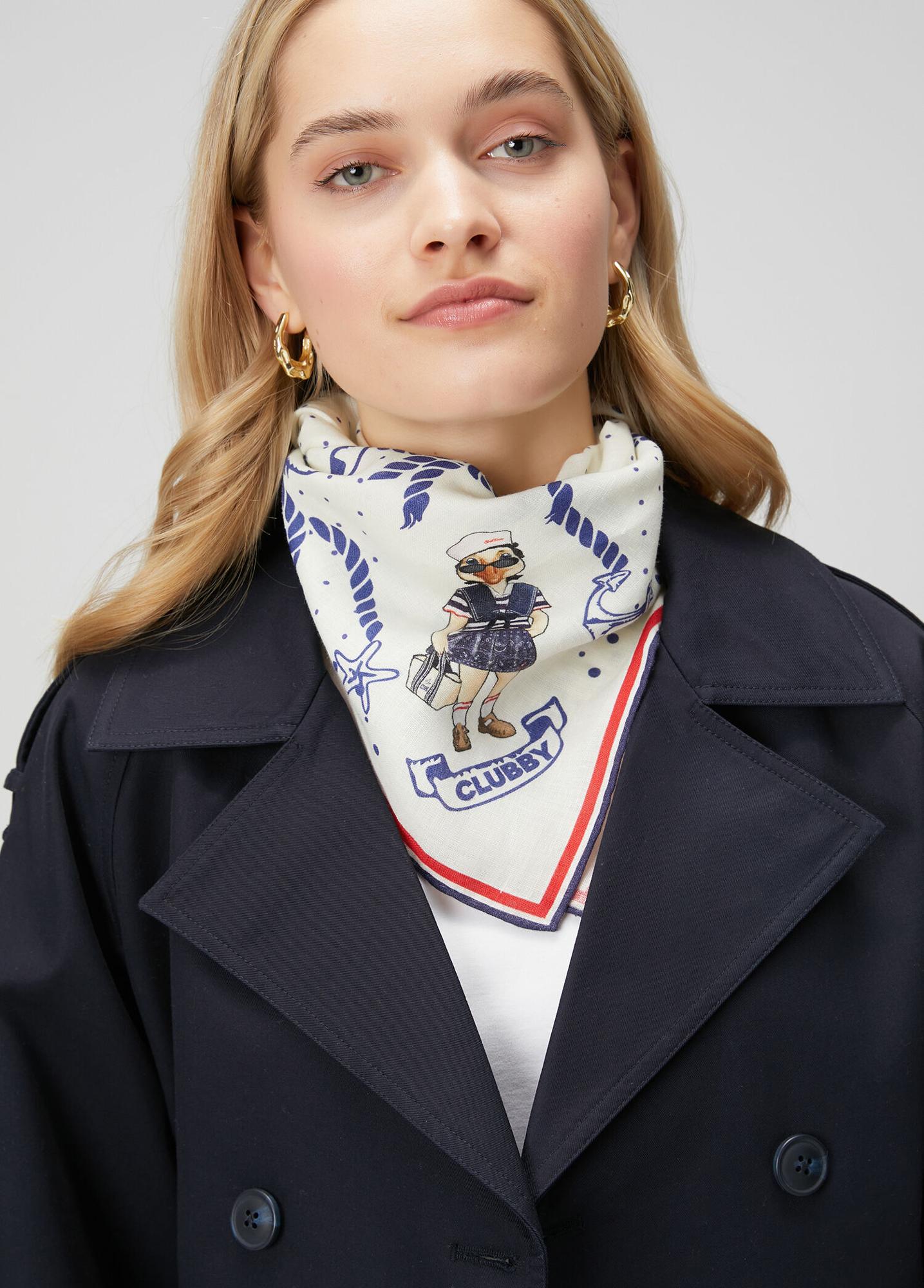 Beymen Club Kadın Lacivert Apoletli Twill Mont