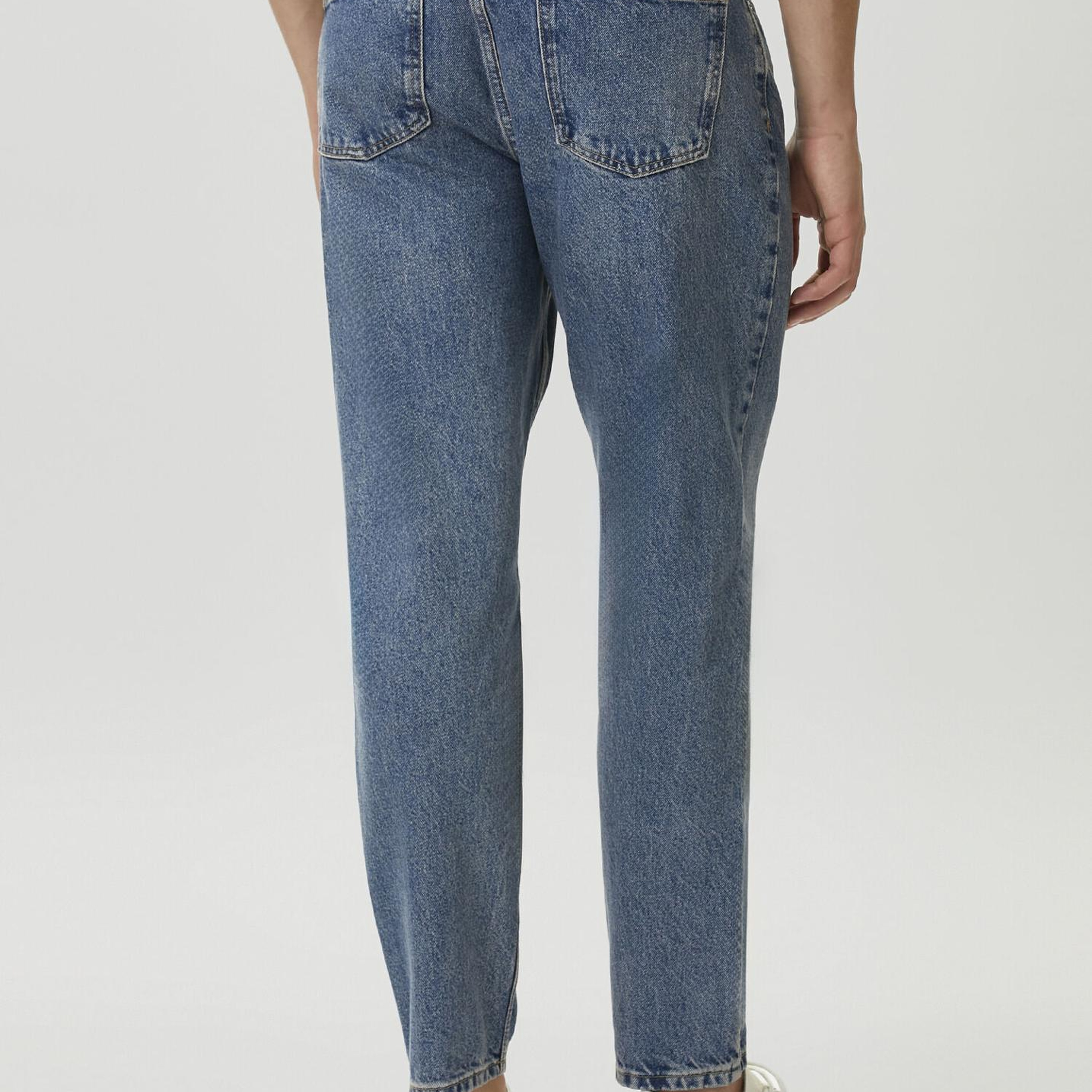 Beymen Club Erkek Mavi Yıkamalı Tapered Fit Jean Pantolon