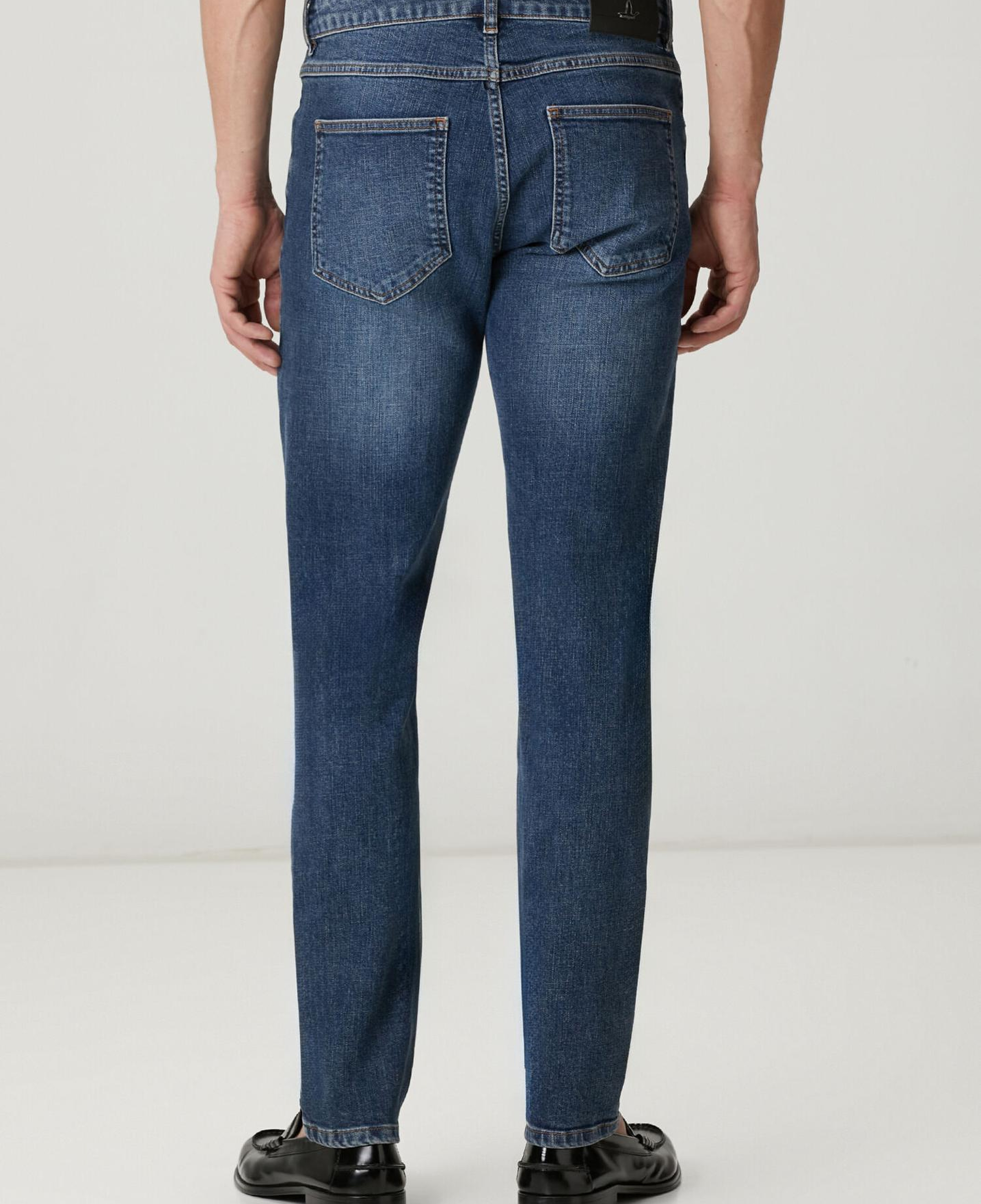 Beymen Club Erkek Slim Fit Mavi Yıkamalı Jean Pantolon