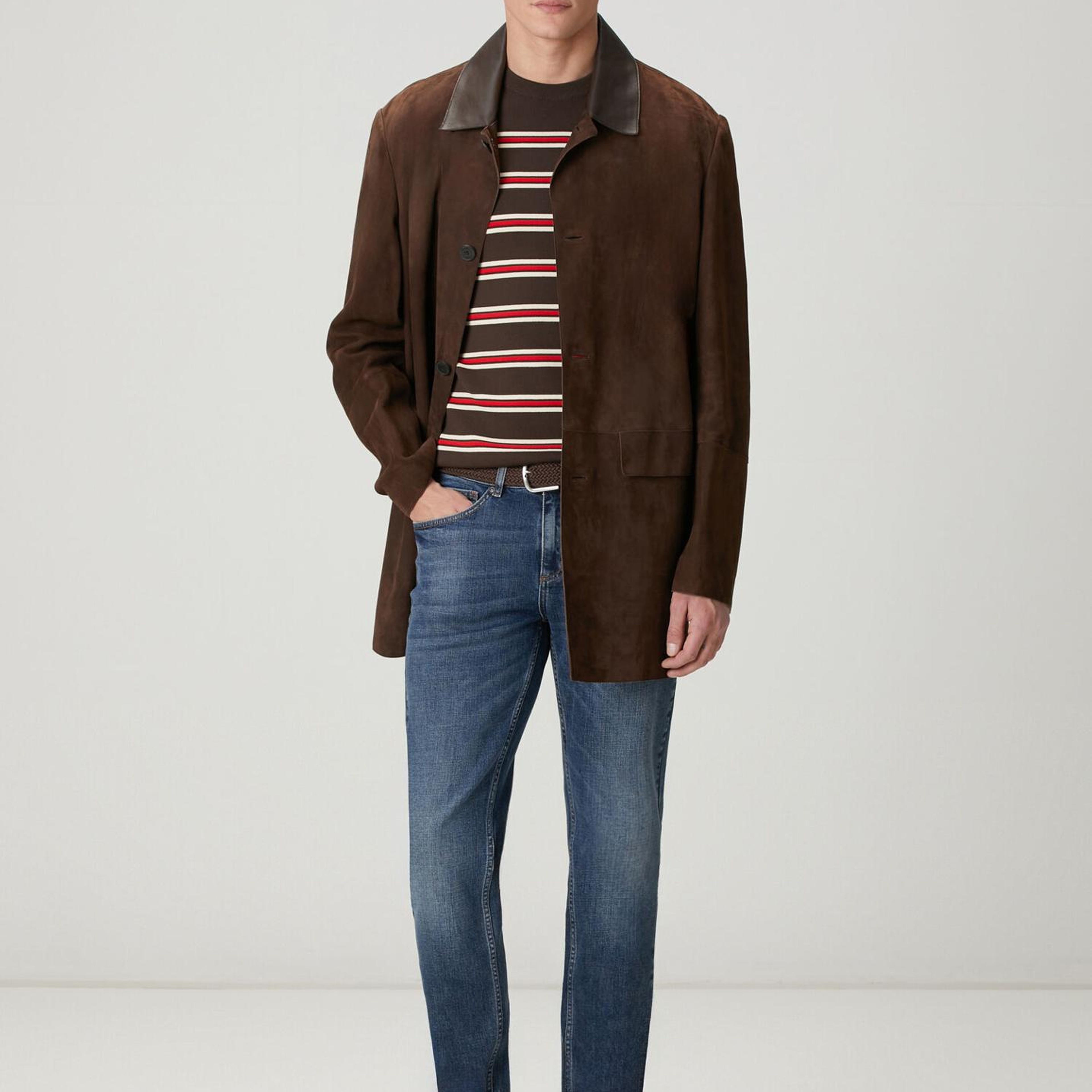 Beymen Club Erkek Slim Fit Mavi Yıkamalı Jean Pantolon