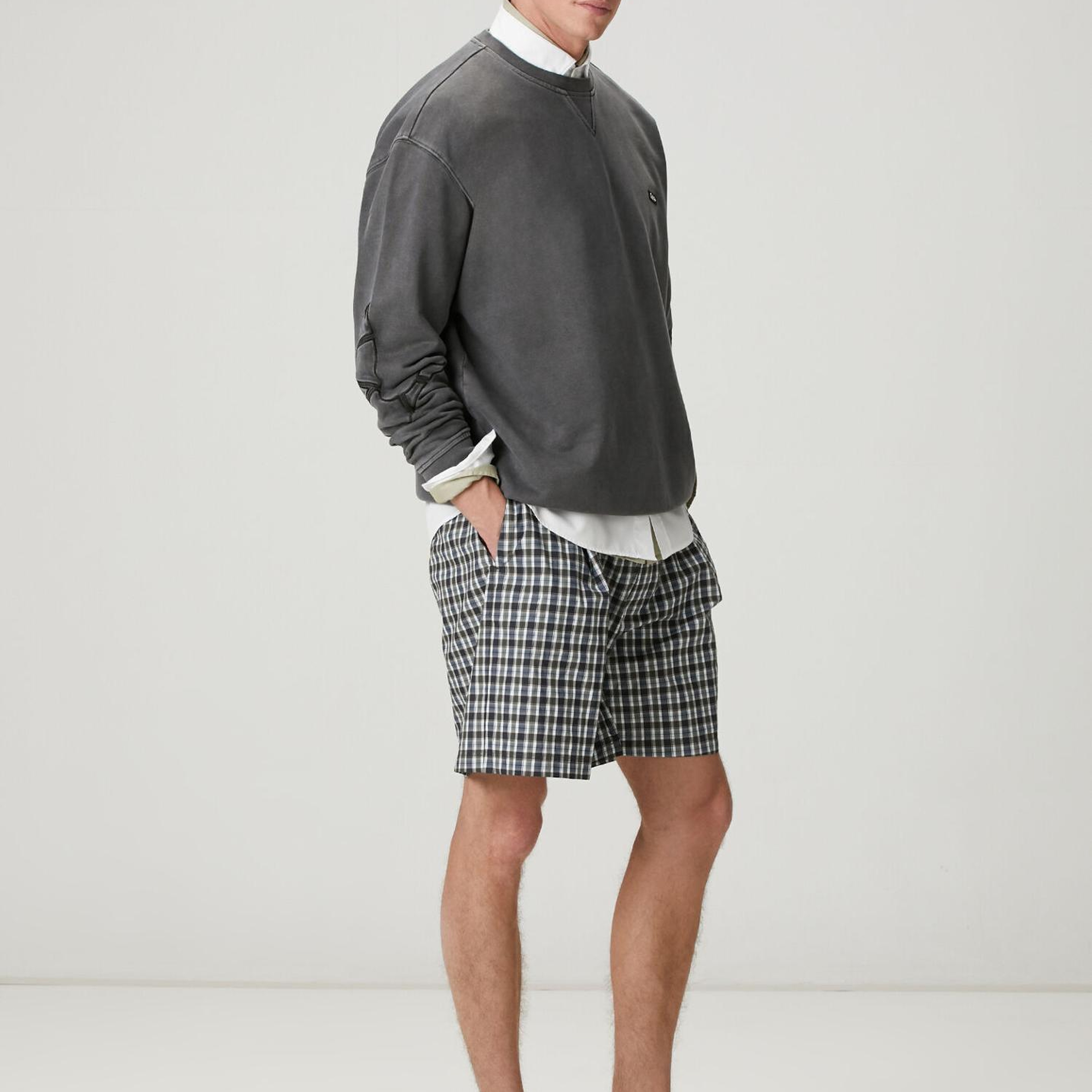 Beymen Club Erkek Antrasit Logolu Sweatshirt