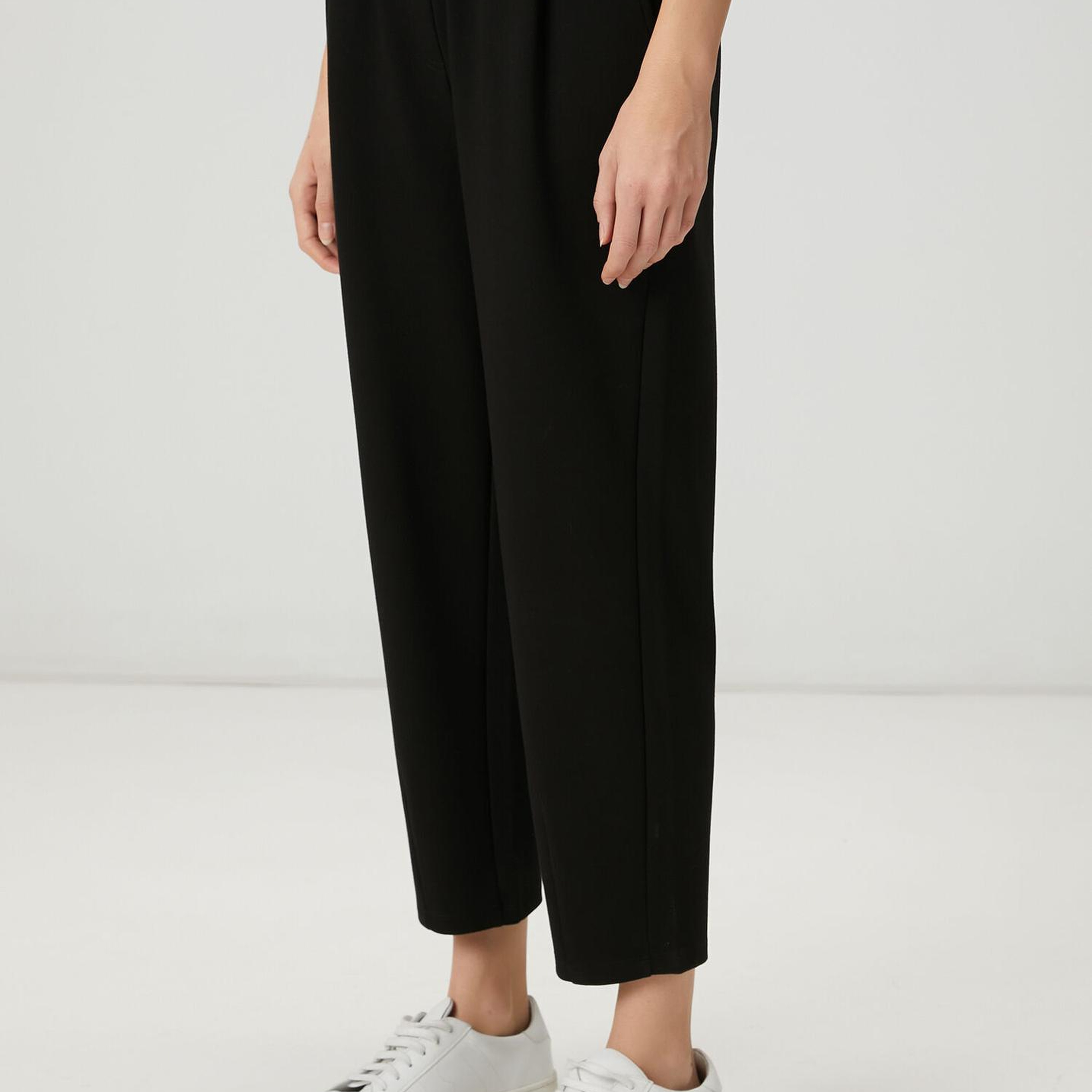 Beymen Club Kadın Siyah Slouchy Pens Detaylı Eşofman Altı