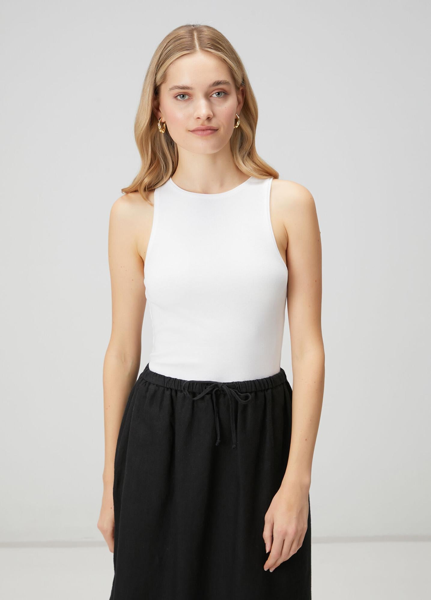 Beymen Club Kadın Kırık Beyaz Racerback Basic Atlet