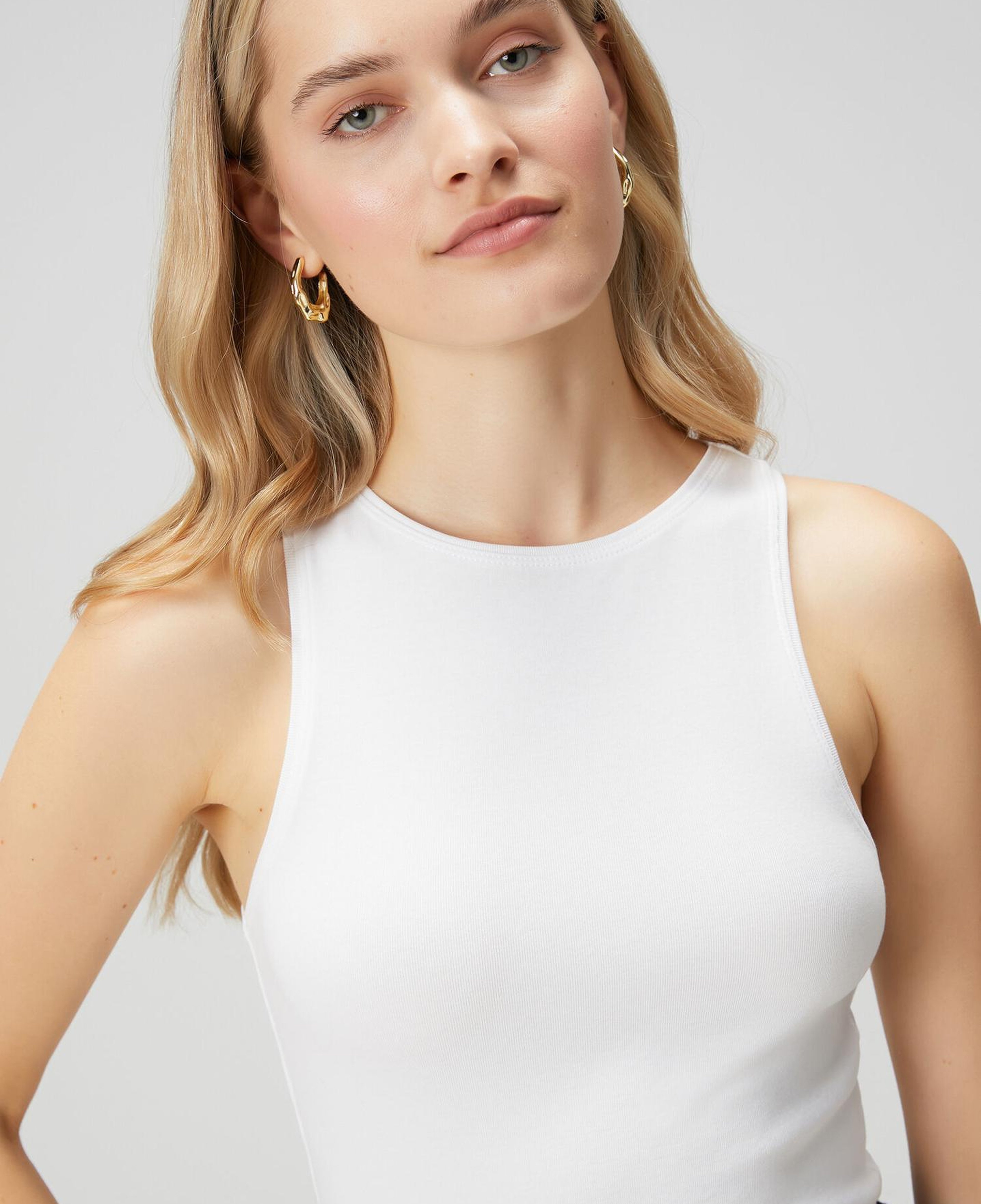 Beymen Club Kadın Kırık Beyaz Racerback Basic Atlet