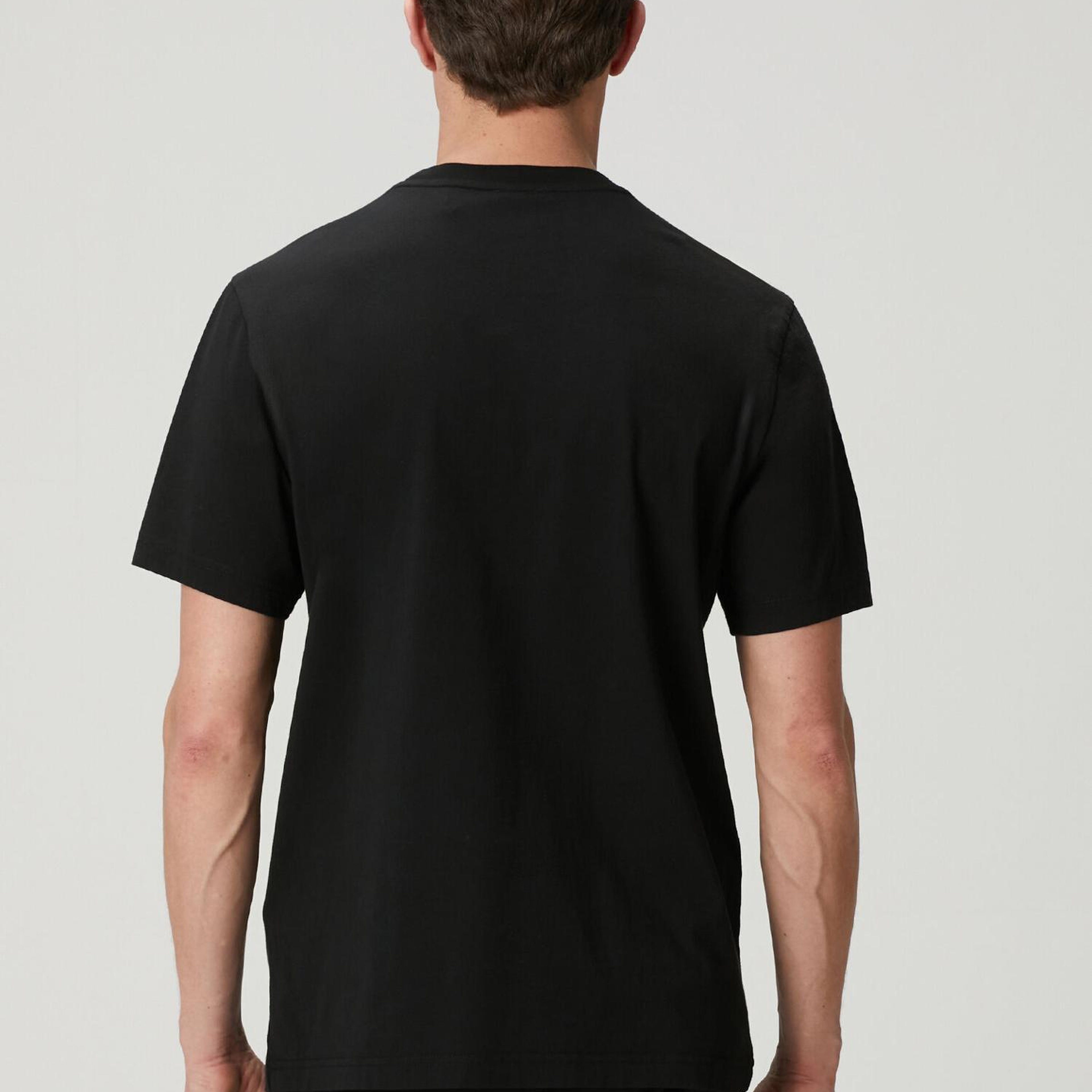 Beymen Club Erkek Relax Fit Siyah Kaz Artwork T-shirt