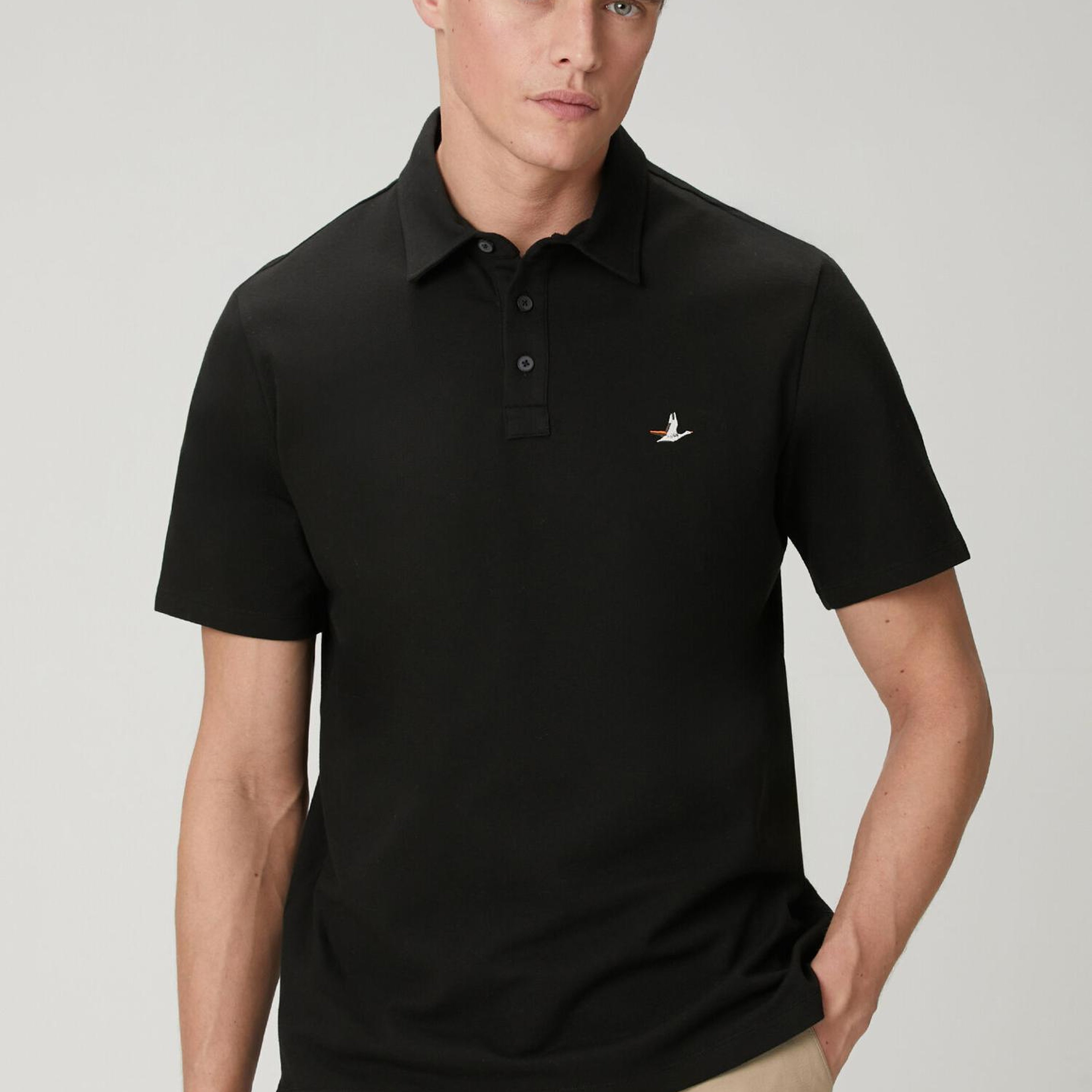 Beymen Club Erkek Comfort Fit Siyah Polo T-shirt
