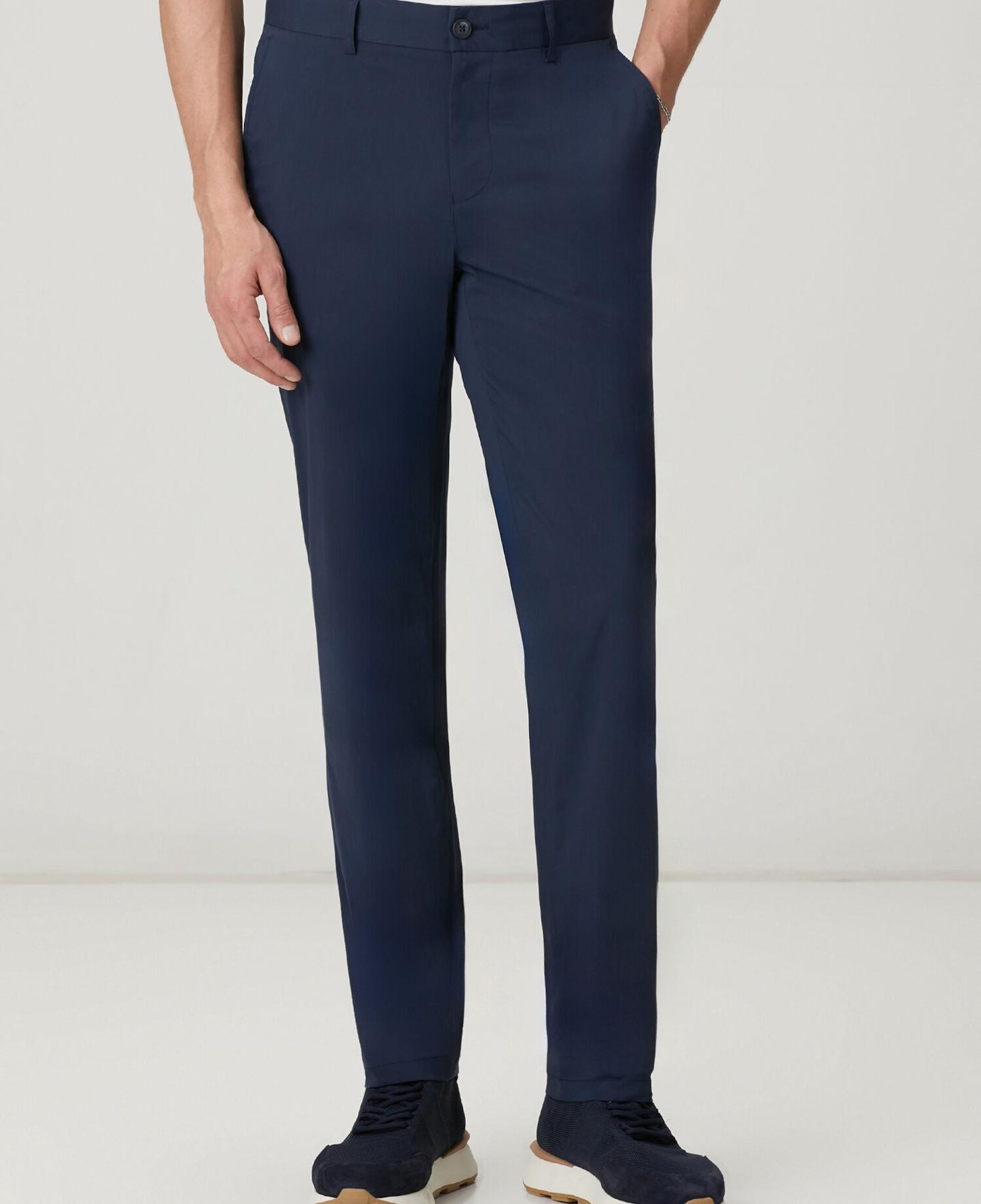 Beymen Club Erkek Lacivert Teknik Chino Pantolon