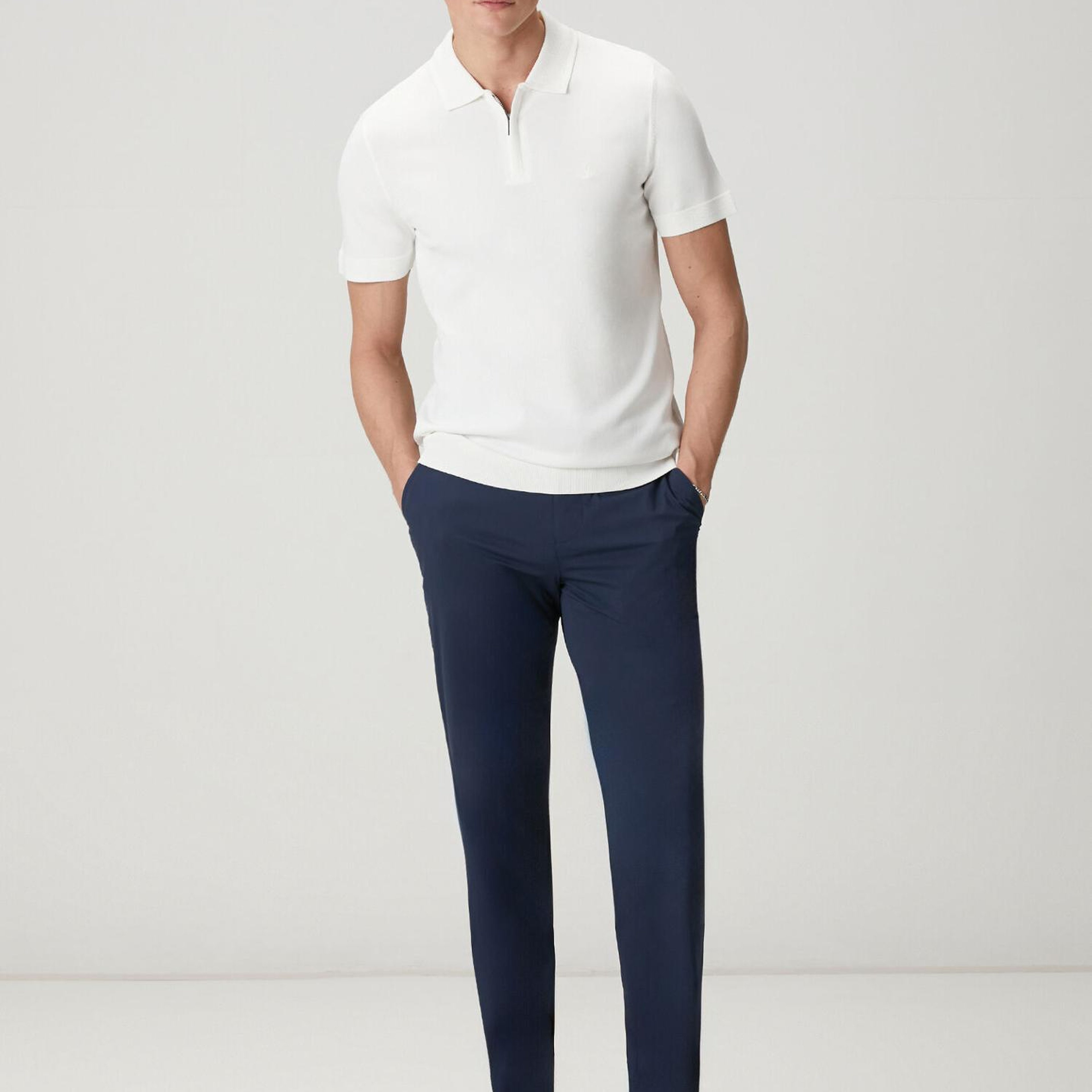 Beymen Club Erkek Lacivert Teknik Chino Pantolon