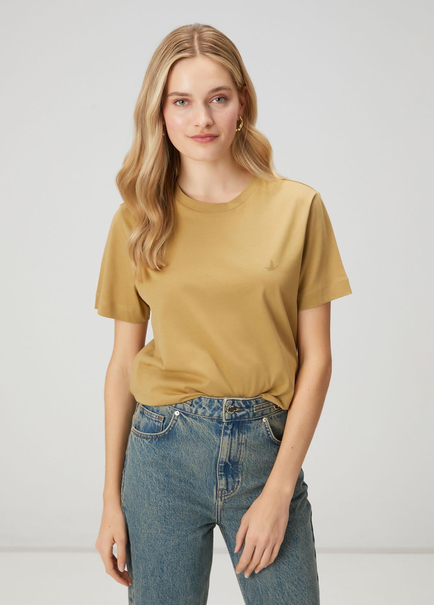 Beymen Club Kadın Açık Haki T-shirt