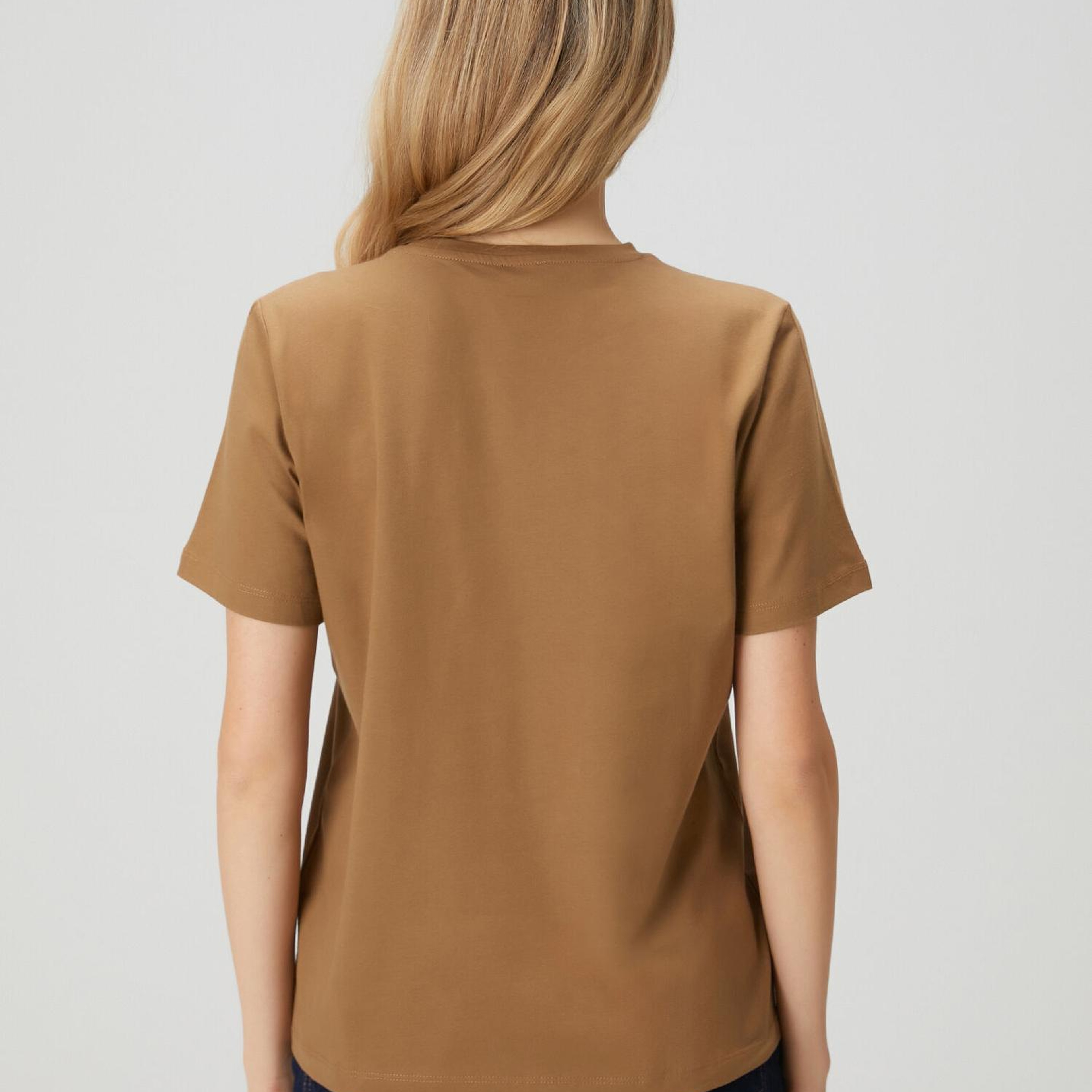 Beymen Club Kadın Haki Zincir Logolu T-shirt