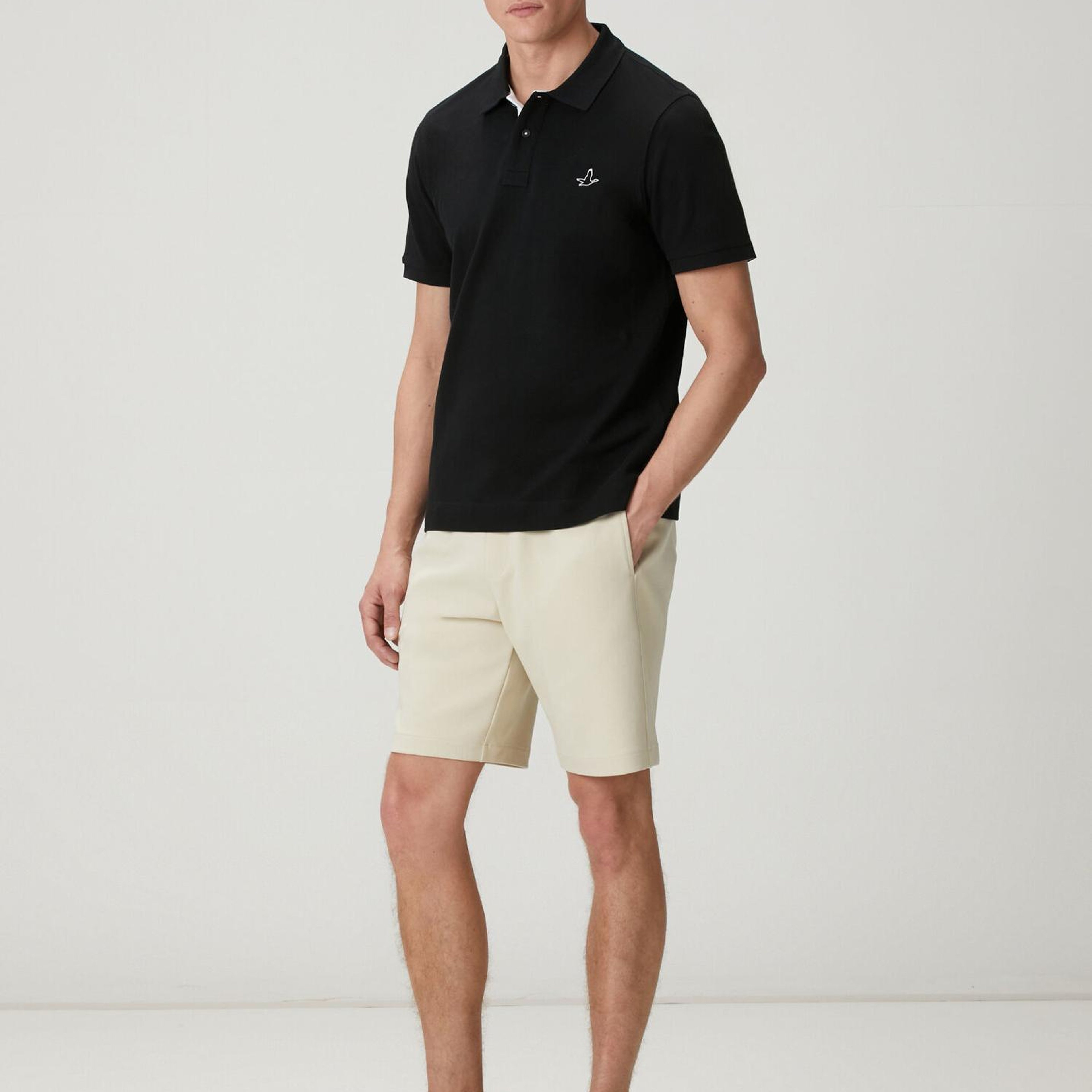 Beymen Club Erkek Bej Beli Kordonlu Jersey Şort