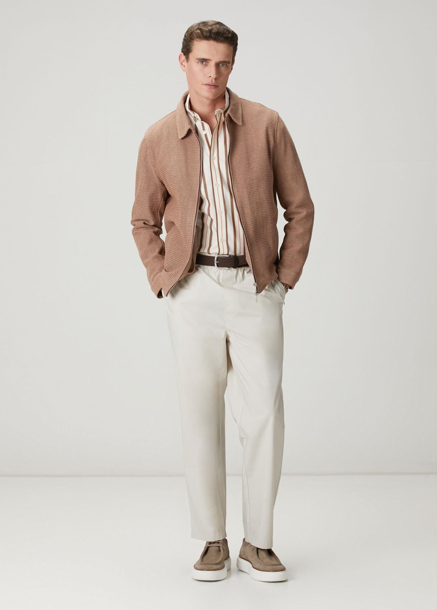 Beymen Club Erkek Taş Beli Kordonlu Geniş Paça Teknik Pantolon