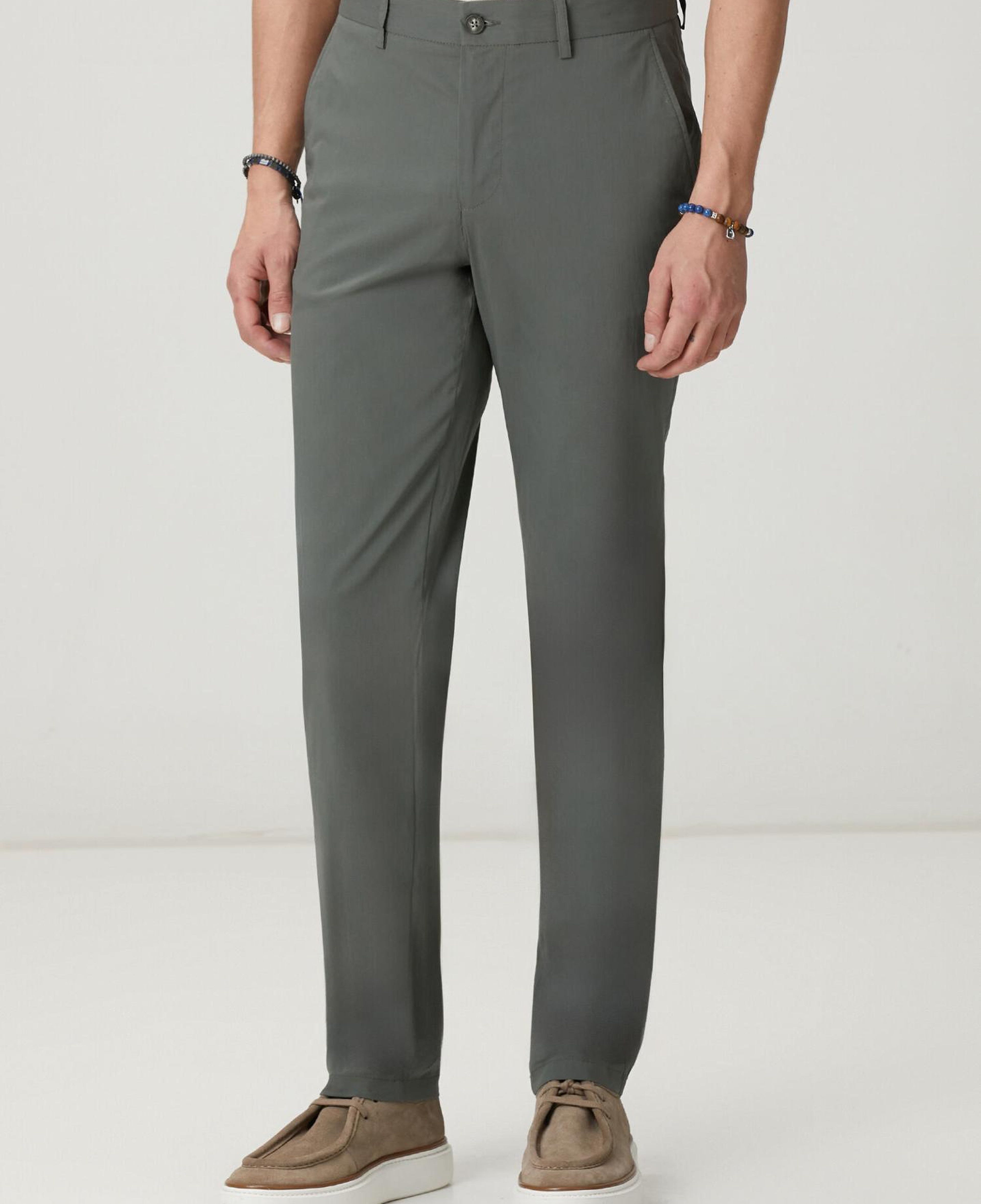 Beymen Club Erkek Haki Teknik Chino Pantolon