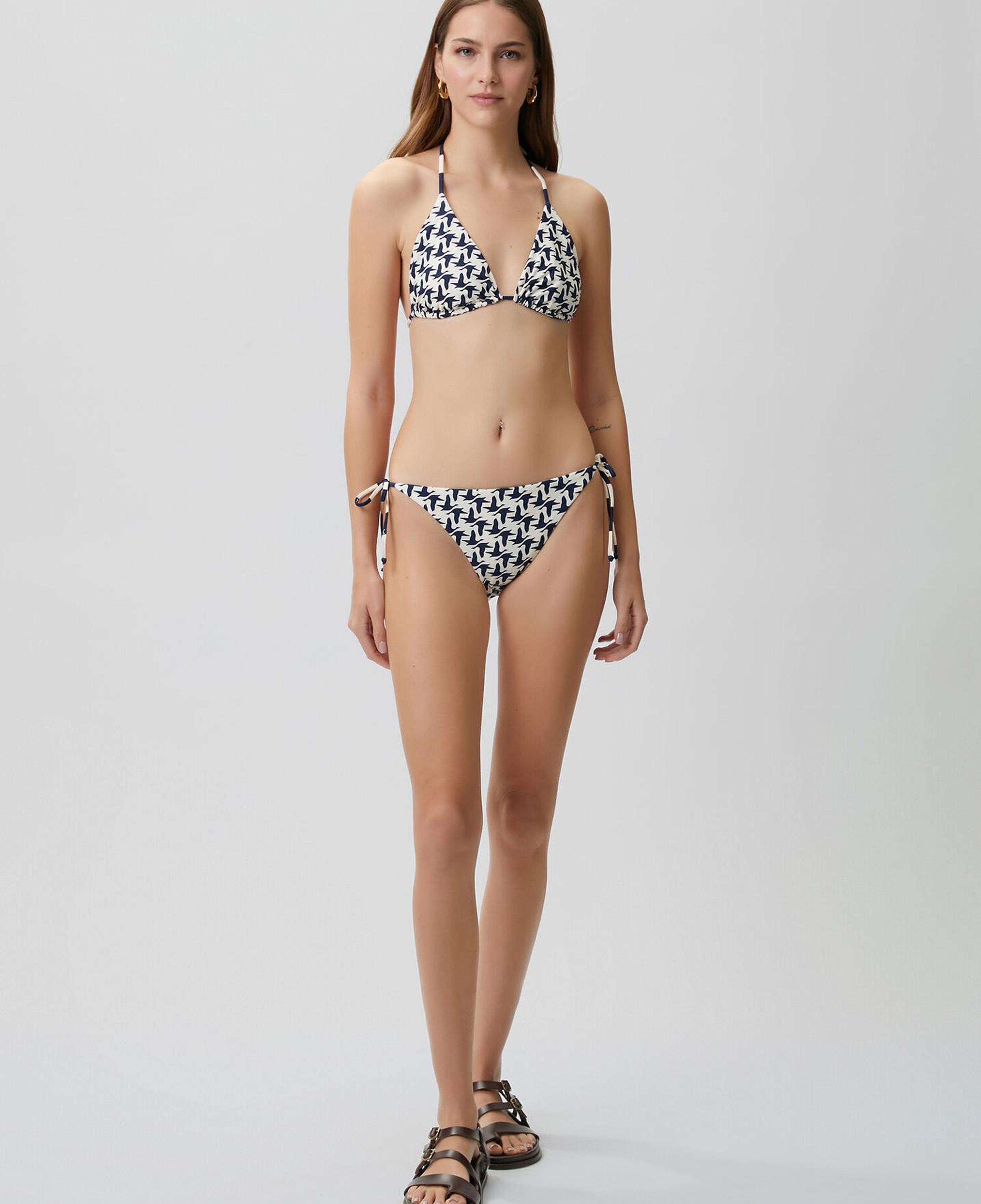Beymen Club Kadın Lacivert Beyaz Çift Taraflı Bikini Altı