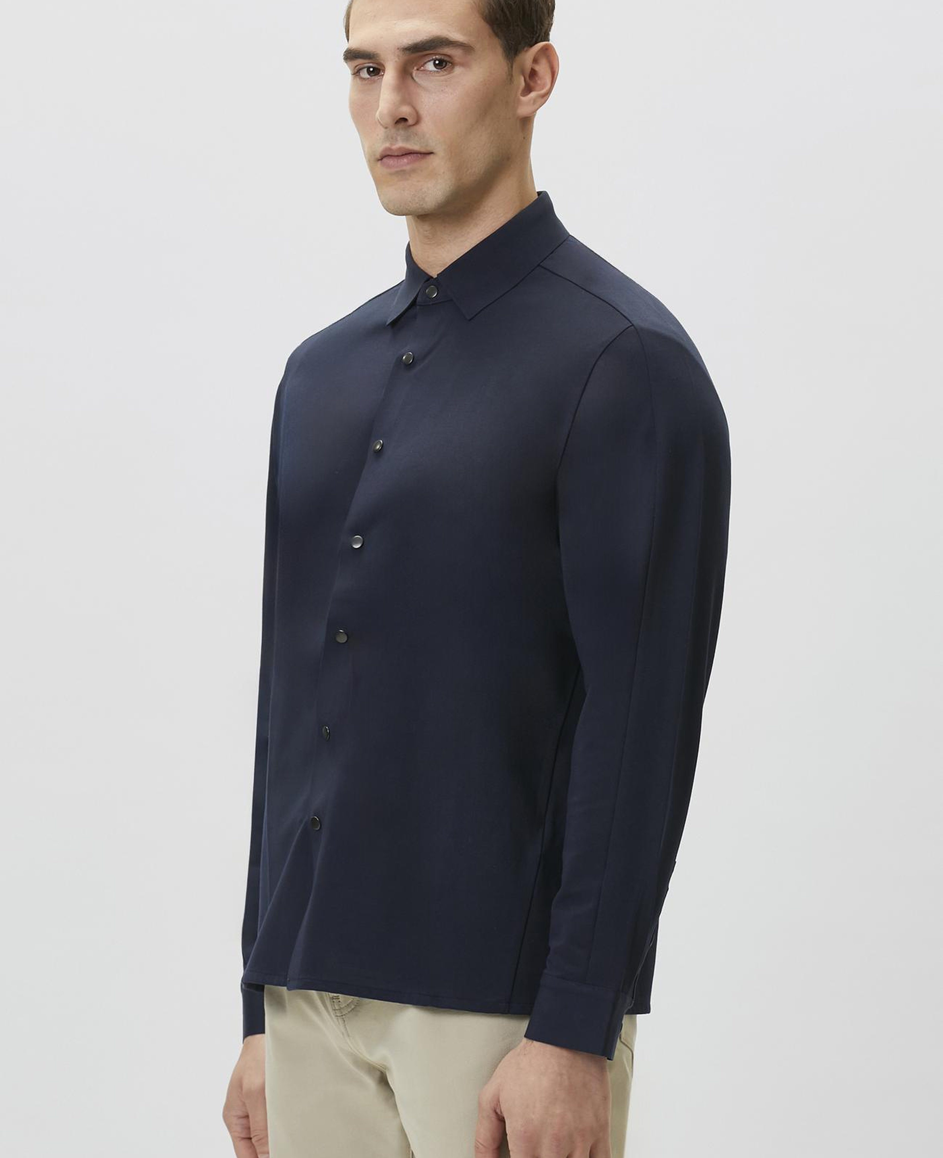 Network Erkek Slim Fit Lacivert Gömlek