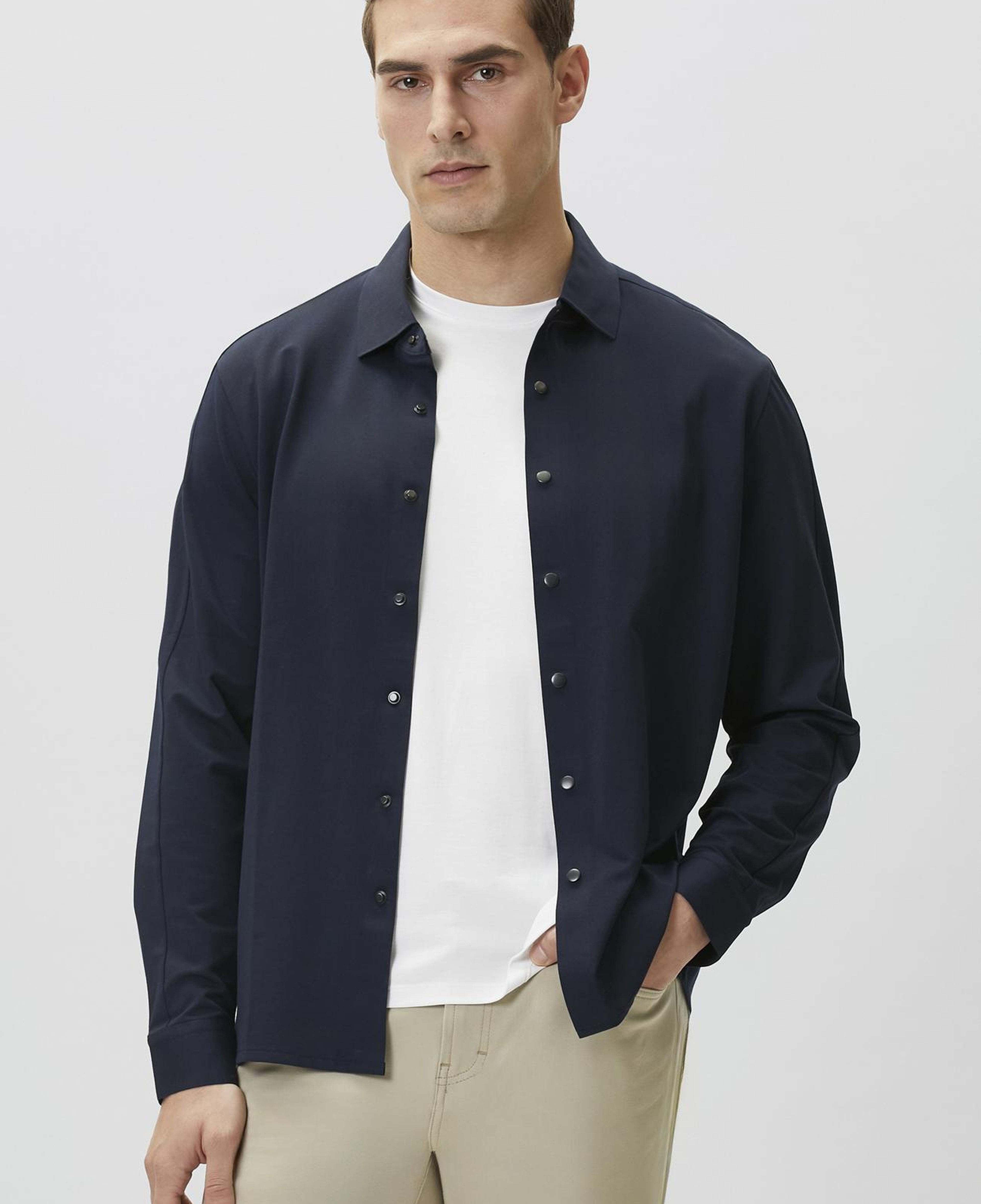 Network Erkek Slim Fit Lacivert Gömlek