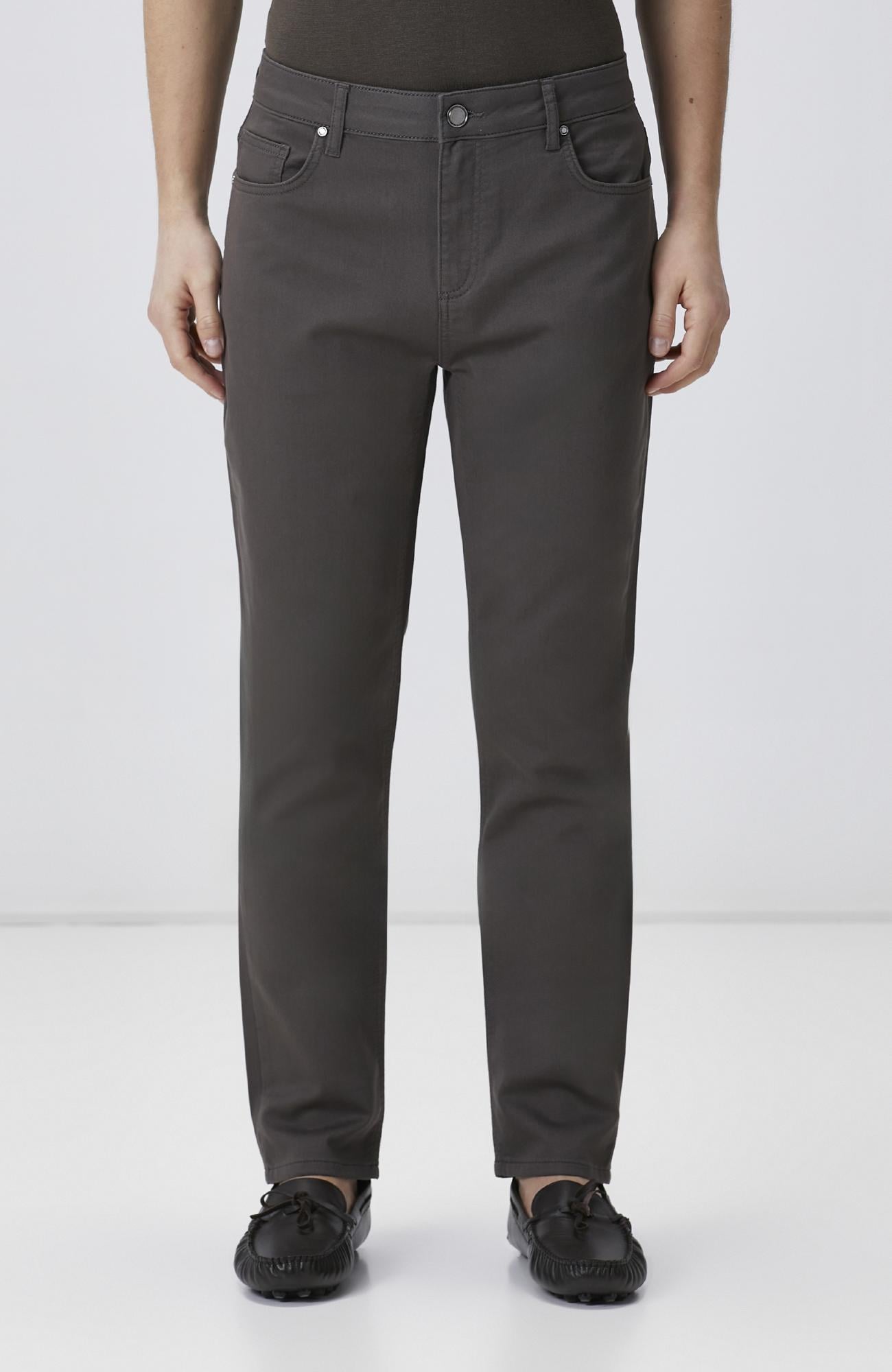 Network Erkek Haki Slim Fit 5 Cep Armür Desen Pantolon