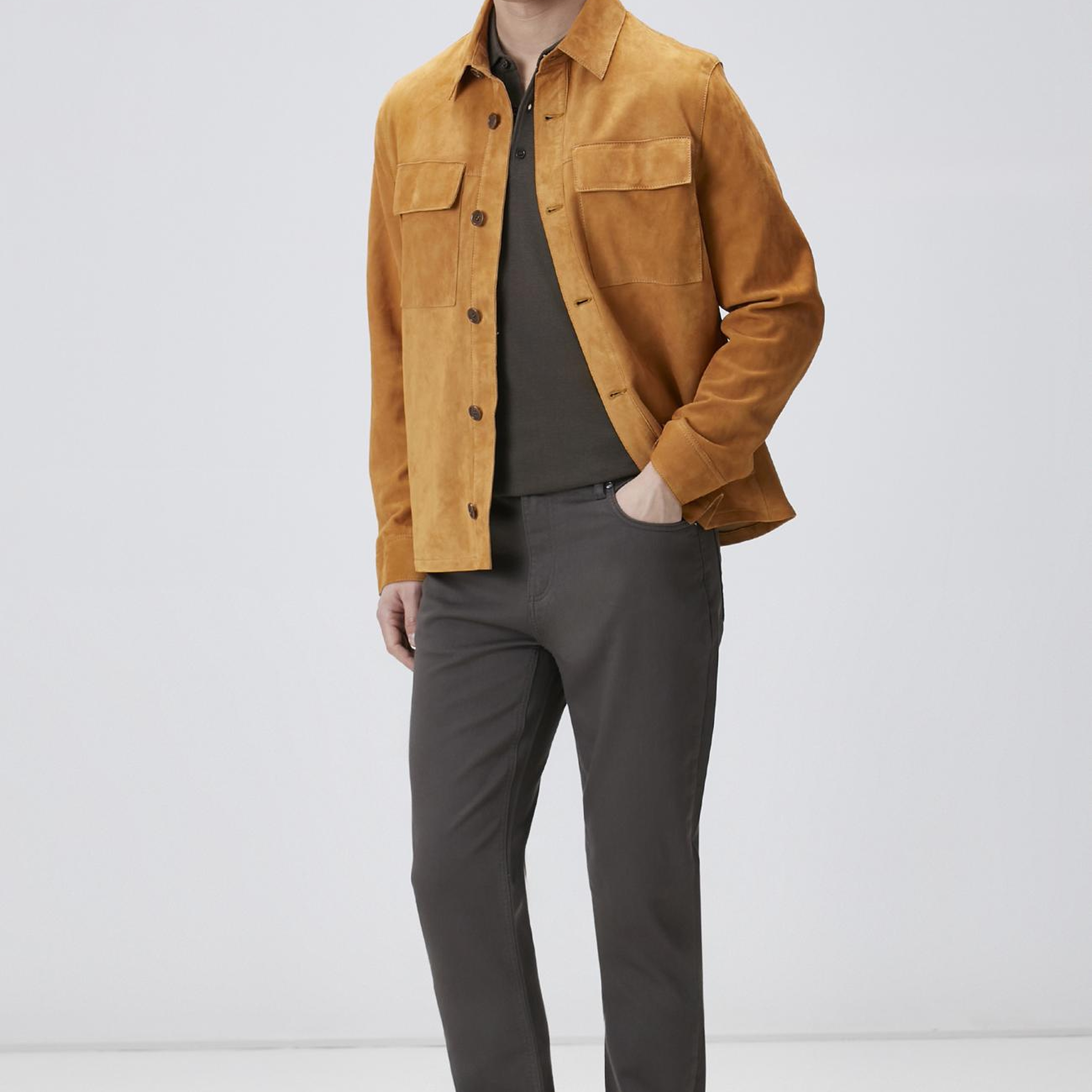 Network Erkek Haki Slim Fit 5 Cep Armür Desen Pantolon