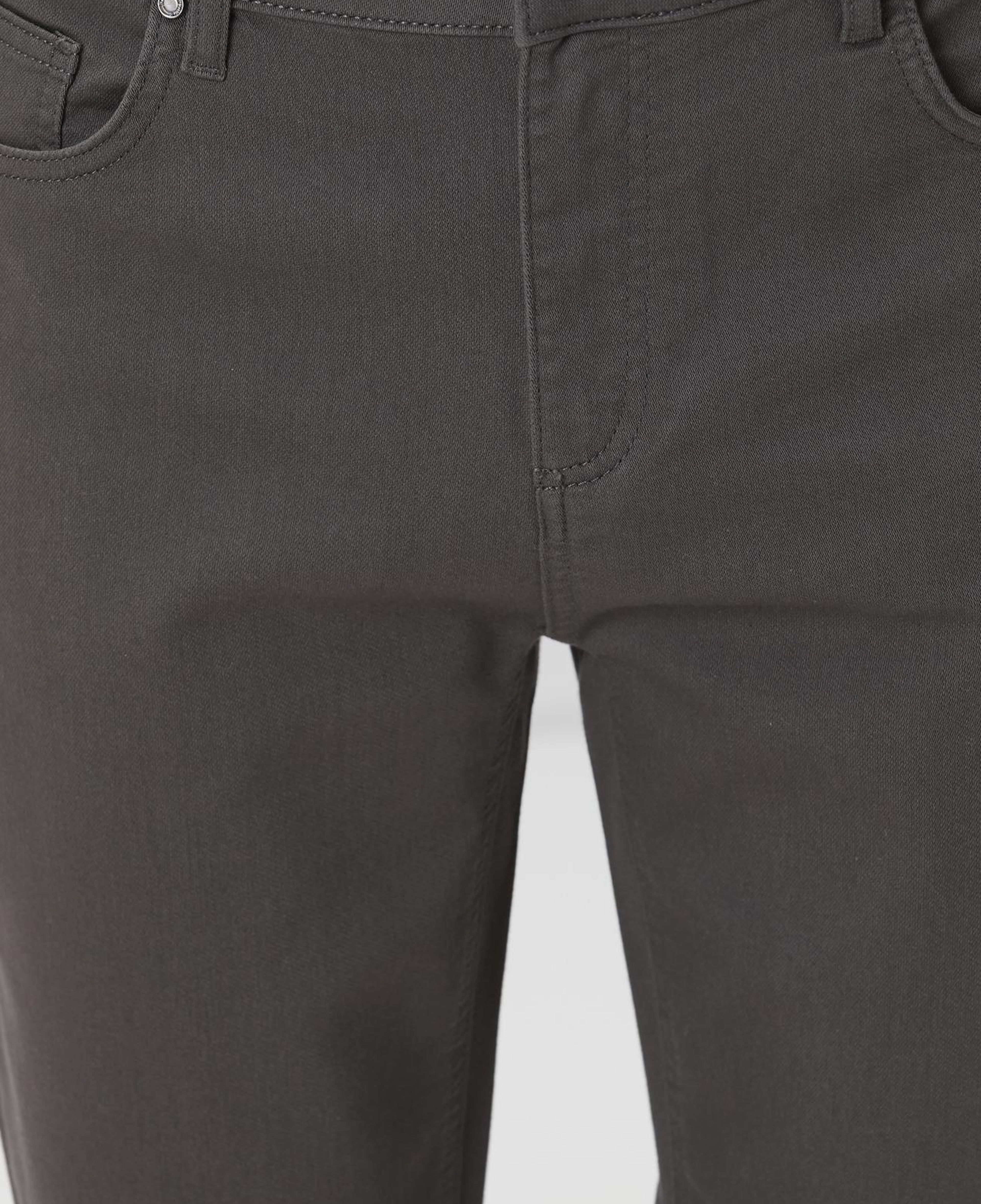 Network Erkek Haki Slim Fit 5 Cep Armür Desen Pantolon