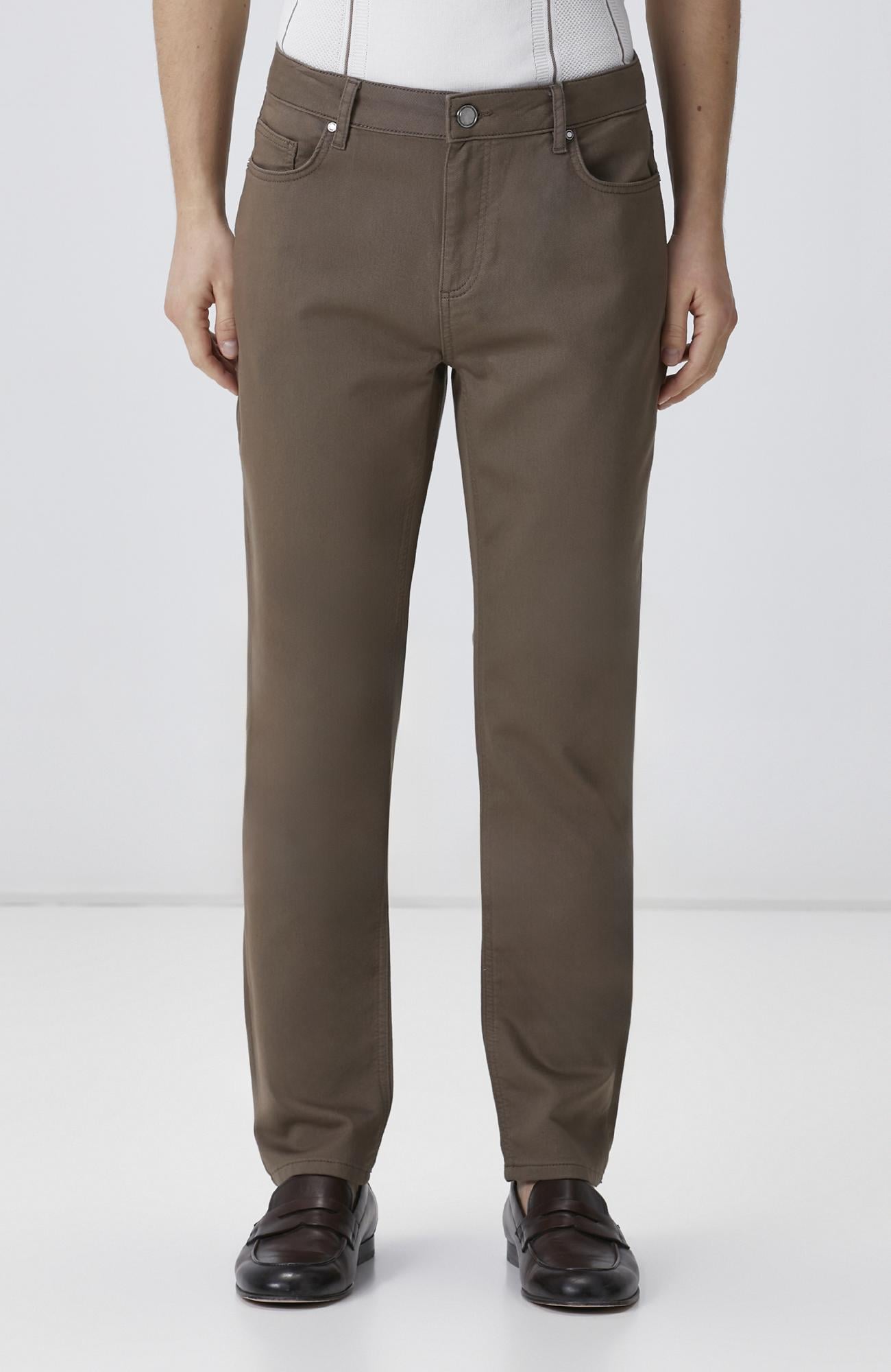 Network Erkek Vizon Slim Fit 5 Cep Armür Desen Pantolon