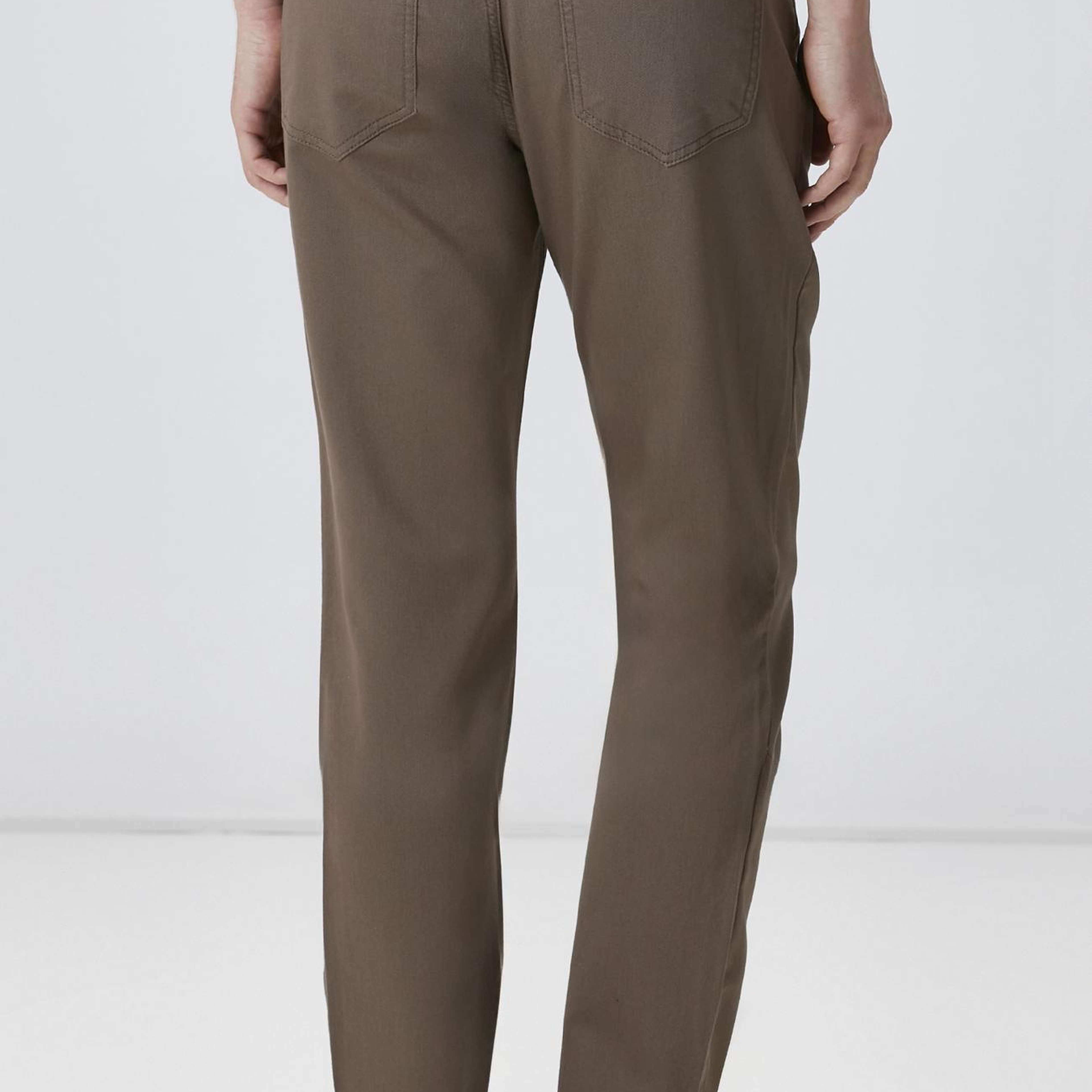 Network Erkek Vizon Slim Fit 5 Cep Armür Desen Pantolon