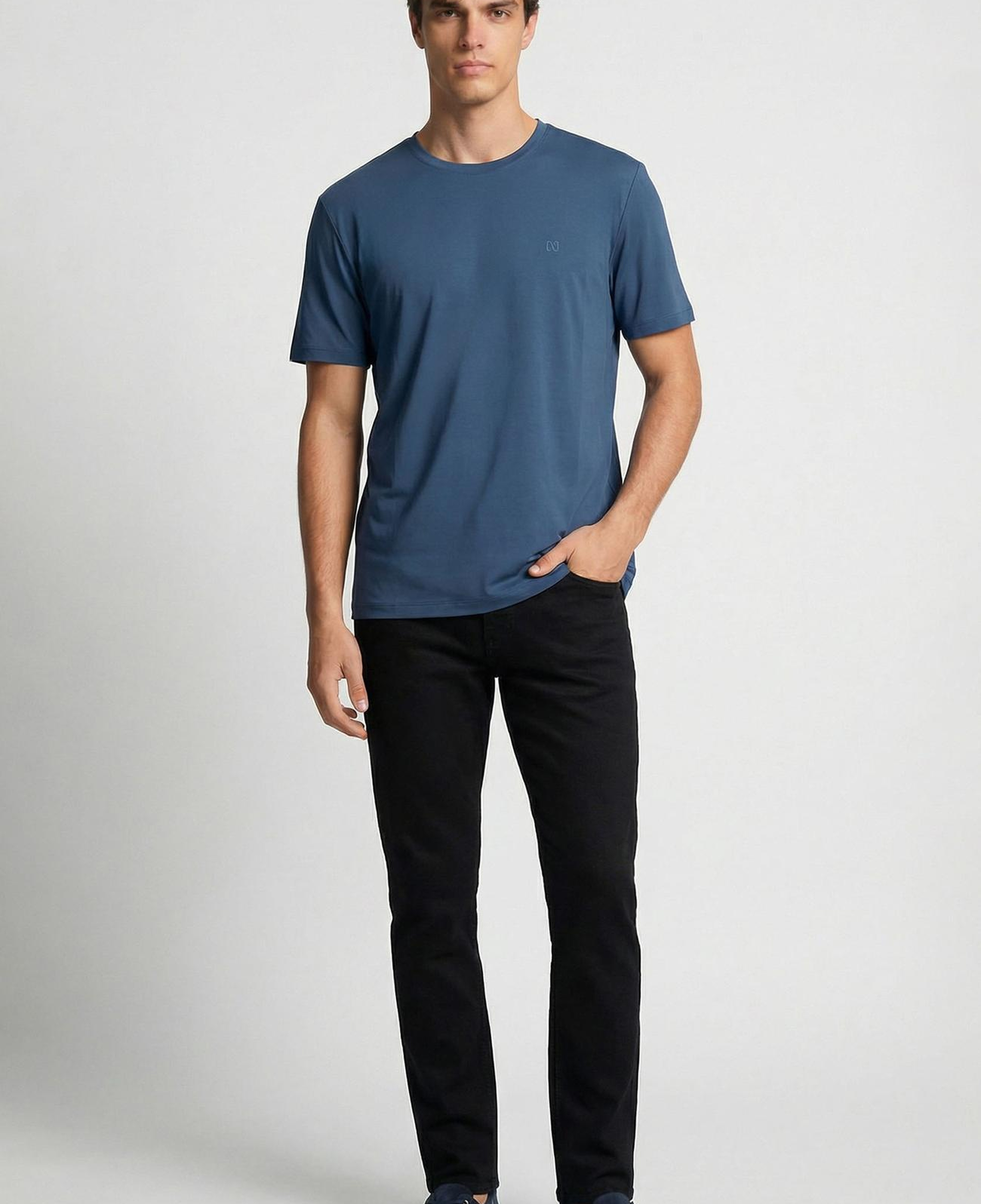 Network Erkek Siyah 5 Cep Denim Pantolon