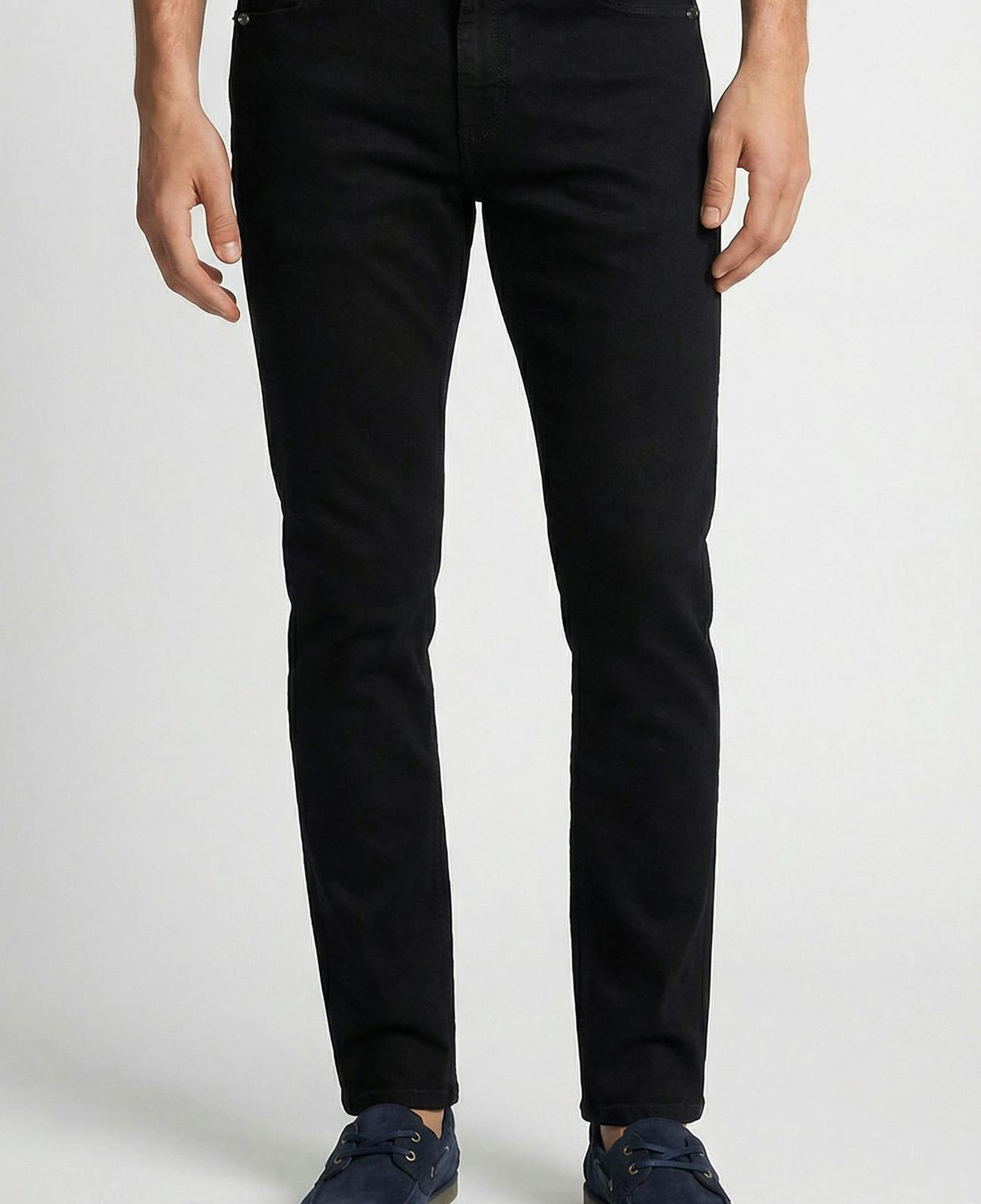 Network Erkek Siyah 5 Cep Denim Pantolon